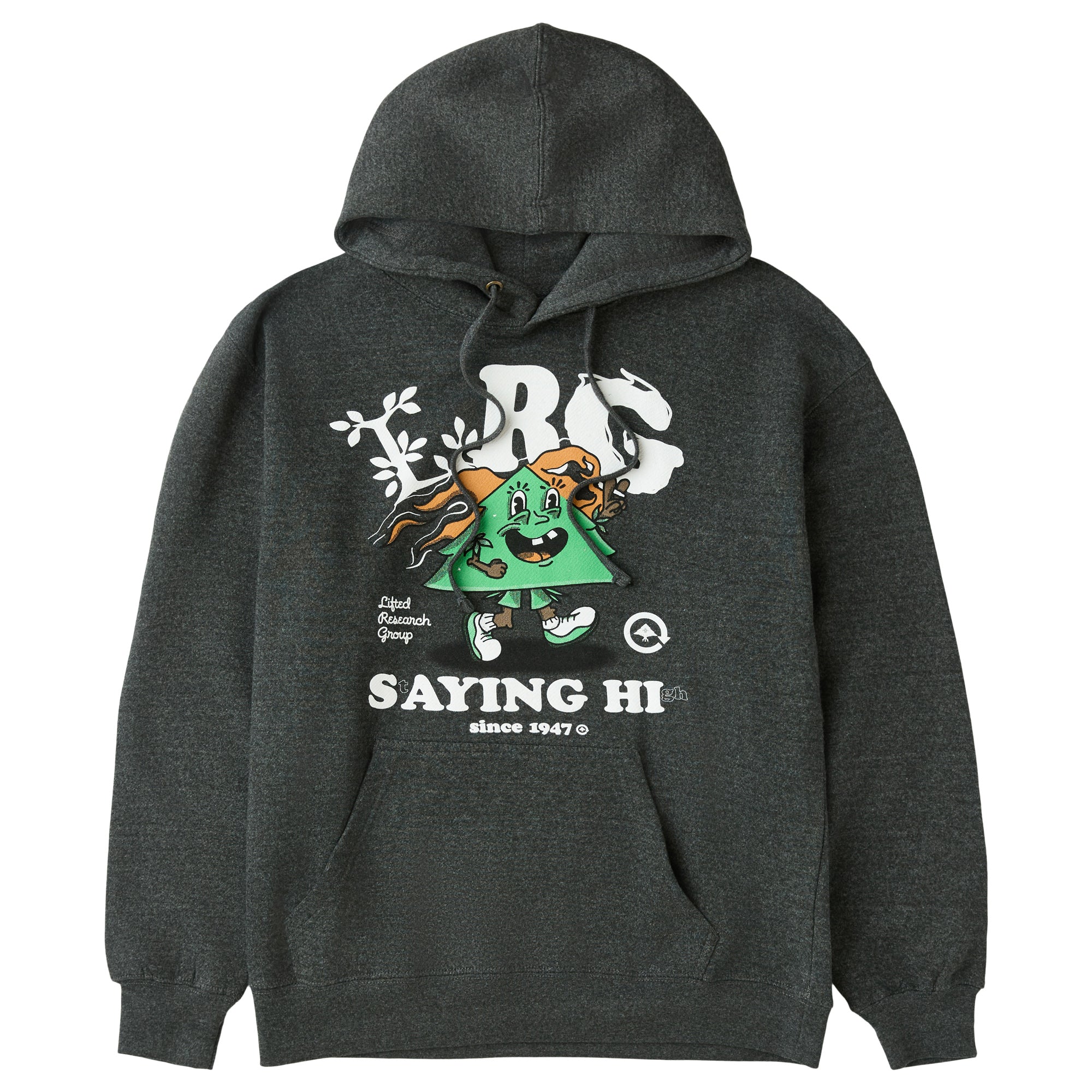 Hi-standard Lサイズ HONGOLIAN HOODIE STAYING HIGH HOODIE Charcoal Heather | LRG Clothing