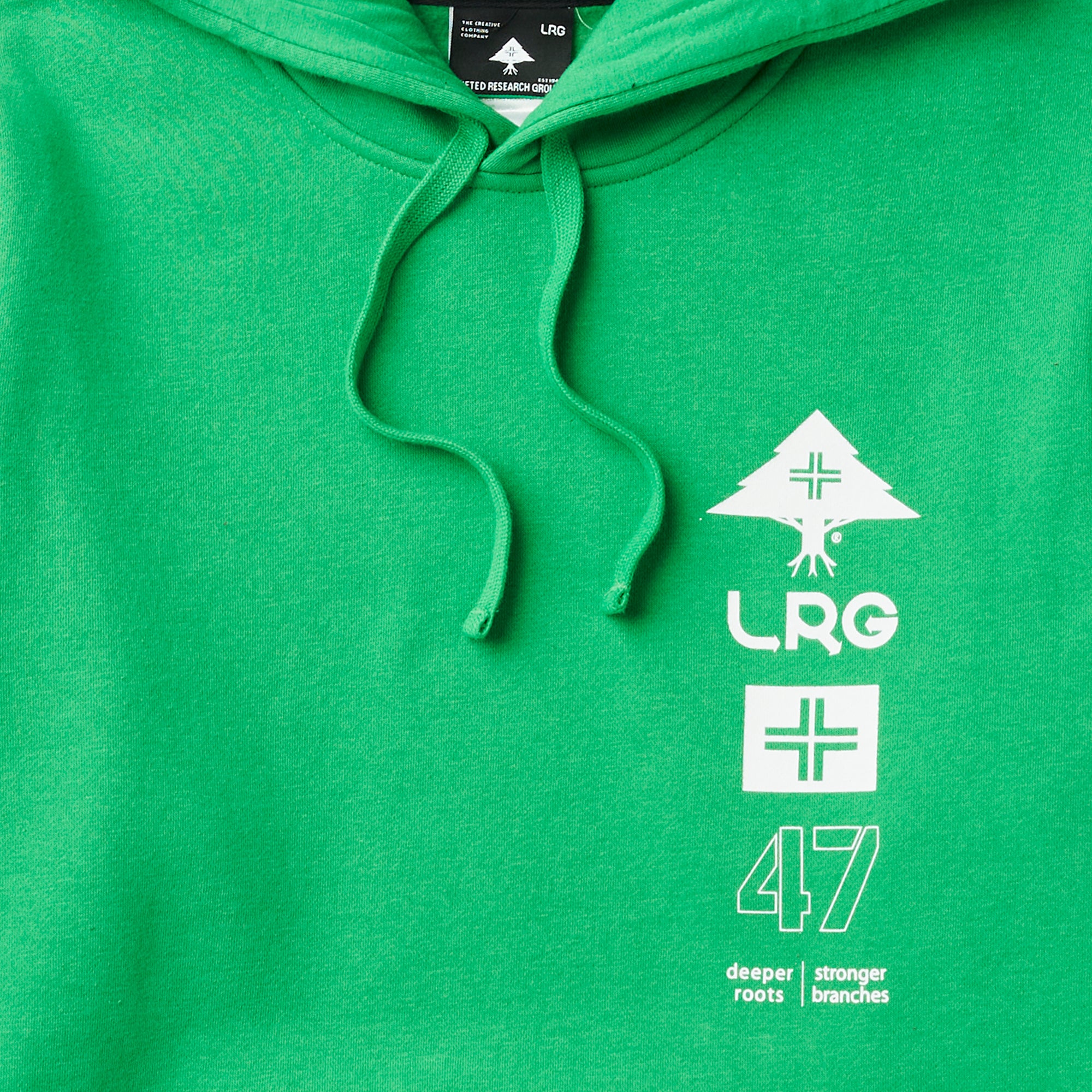 LRG STRONGER BRANCHES PULLOVER HOODIE KELLY GREEN LRG Clothing