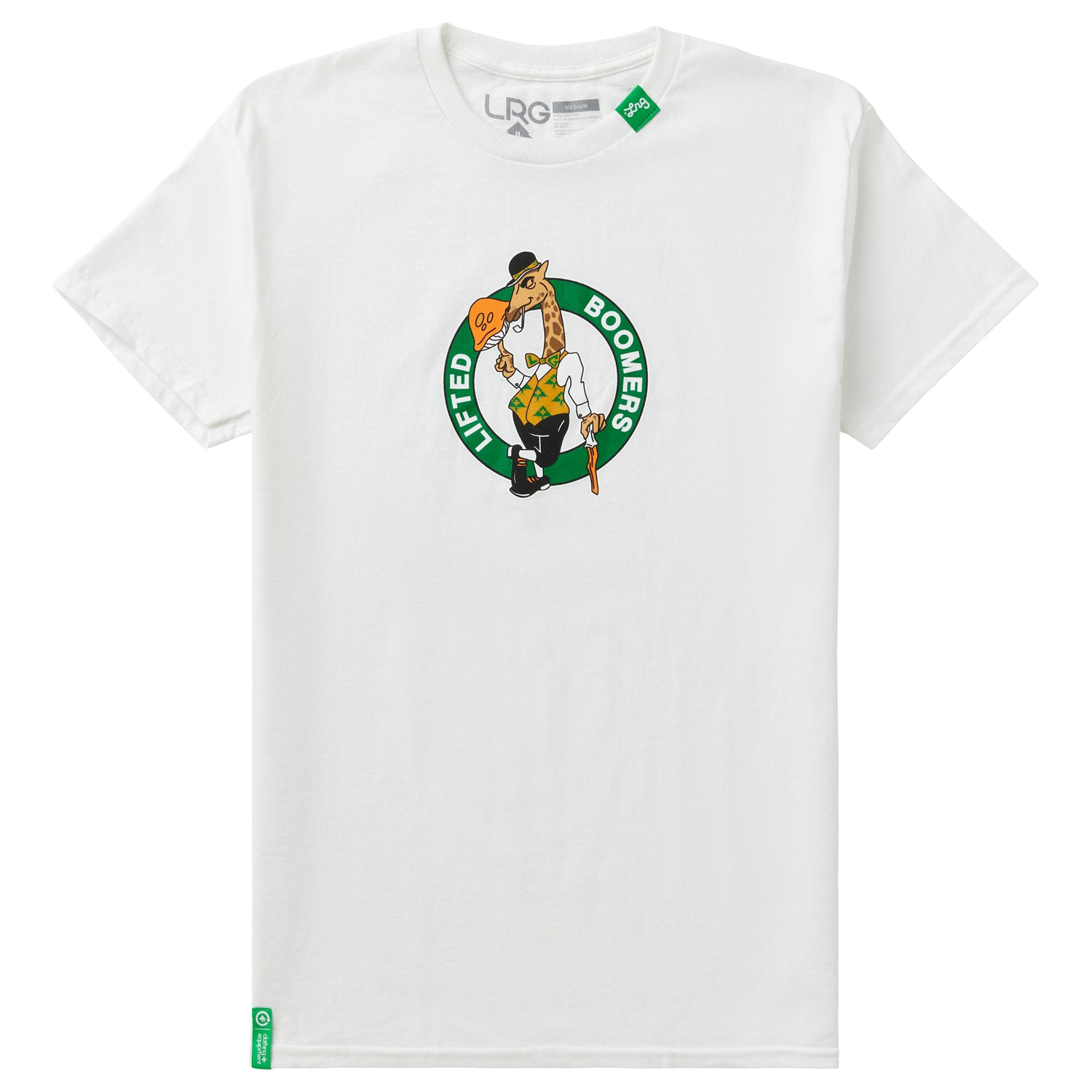 LIFTED BOOMERS TEE - WHITE