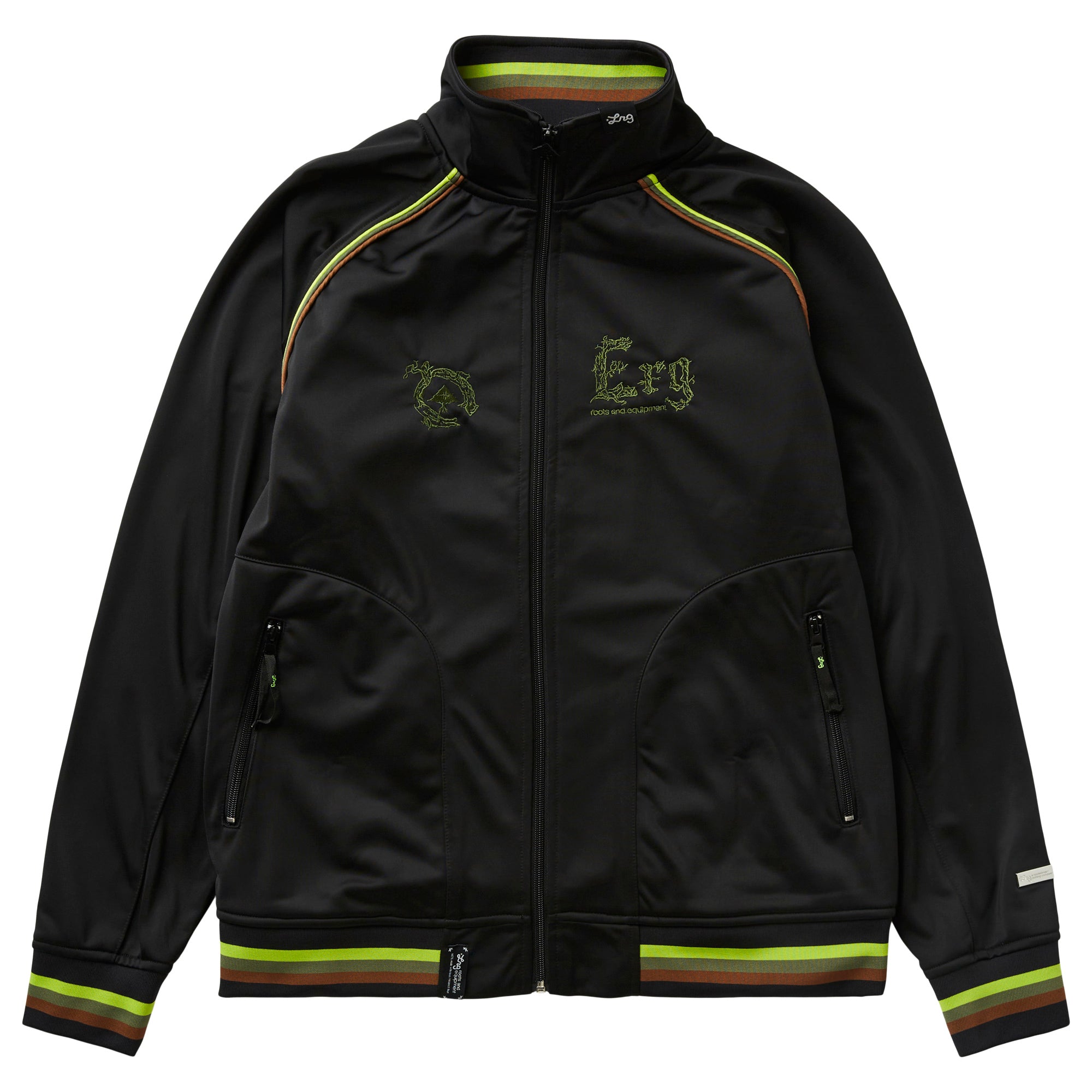 TRUE TEXTURE TRACK JACKET BLACK