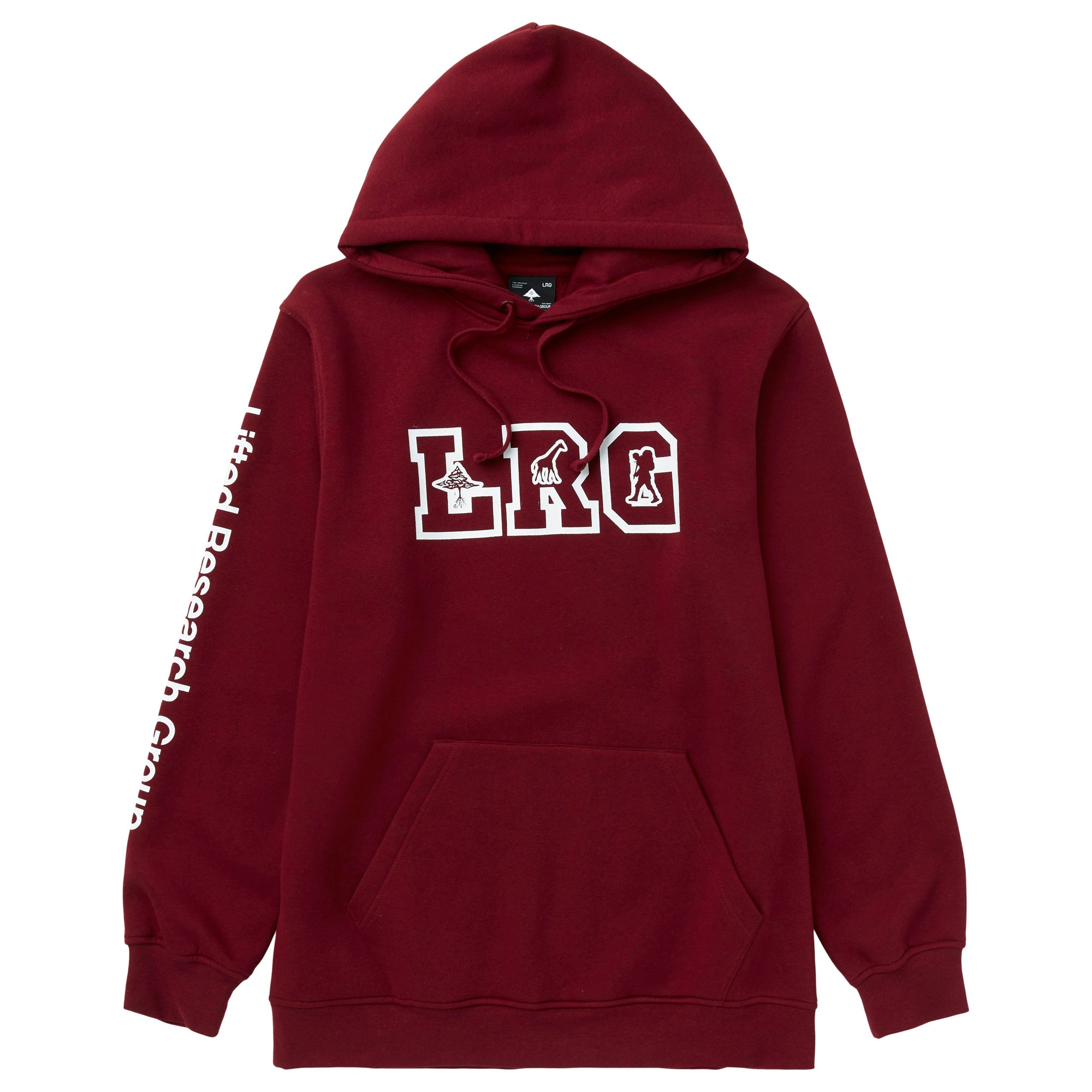 LRG IVY LEAGUE PULLOVER HOODIE - BURGUNDY | LRG Clothing