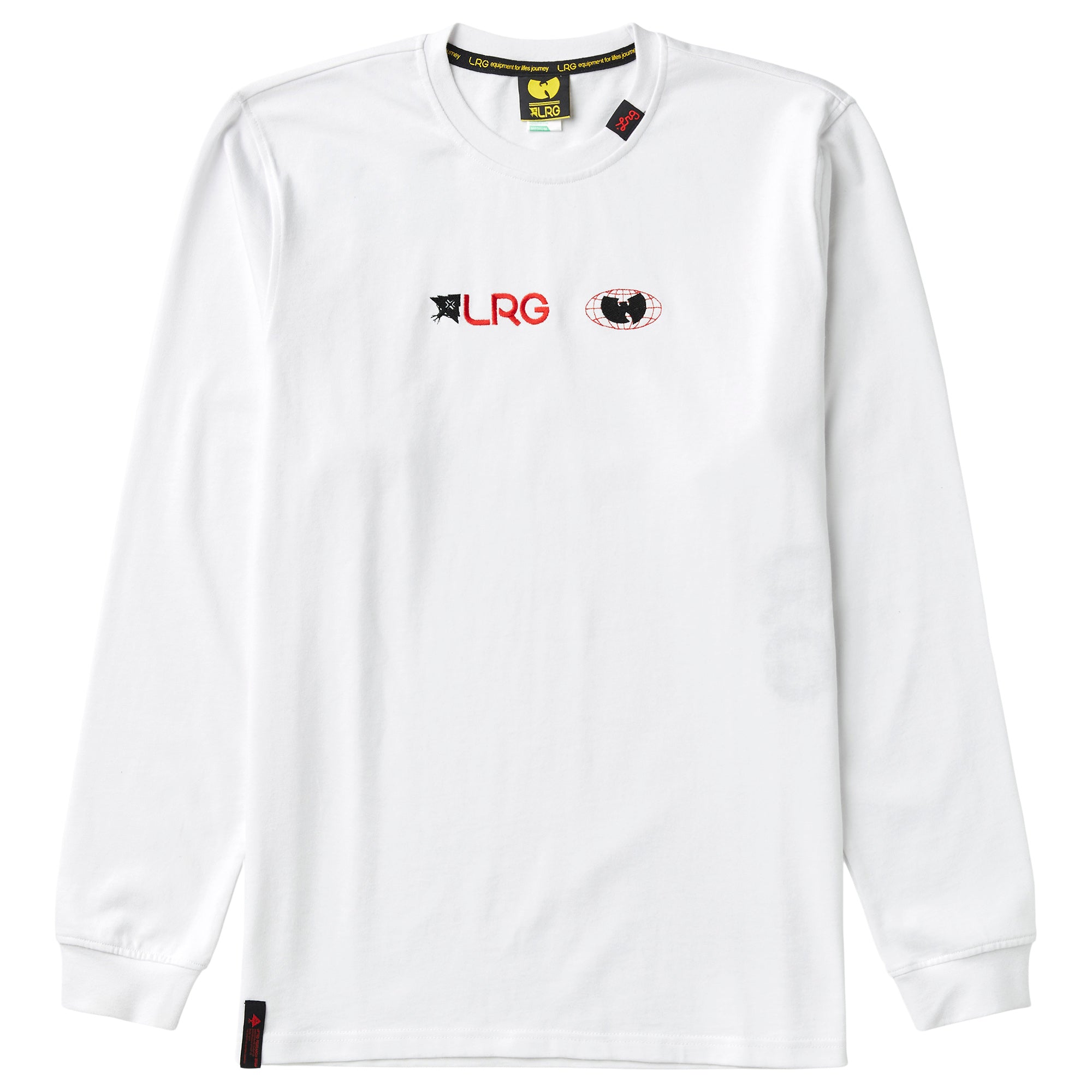 wu tang x lrg spirit of wu long sleeve knit tee - white