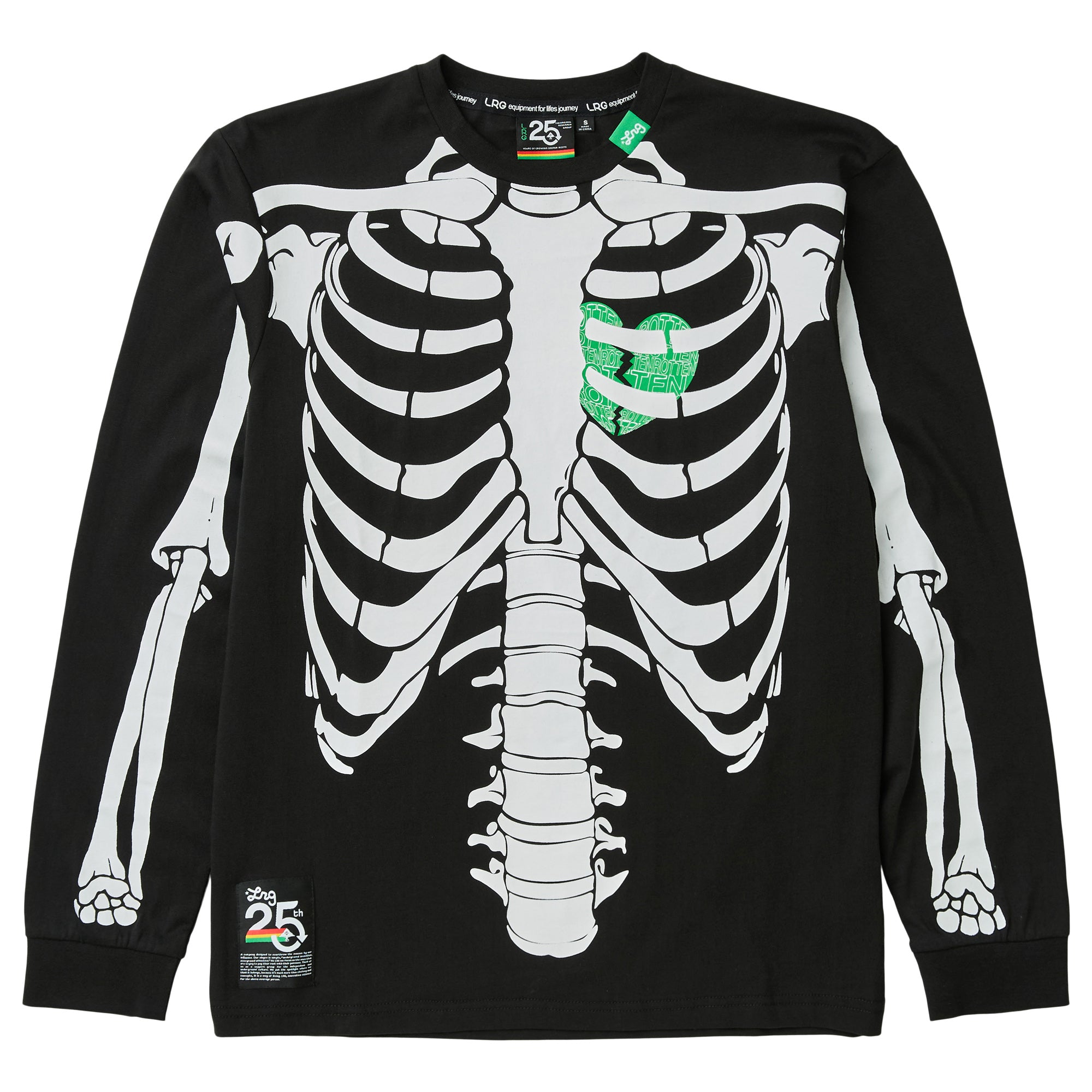 LRG DEAD SERIOUS Skeleton Hoodie on sale 4XL