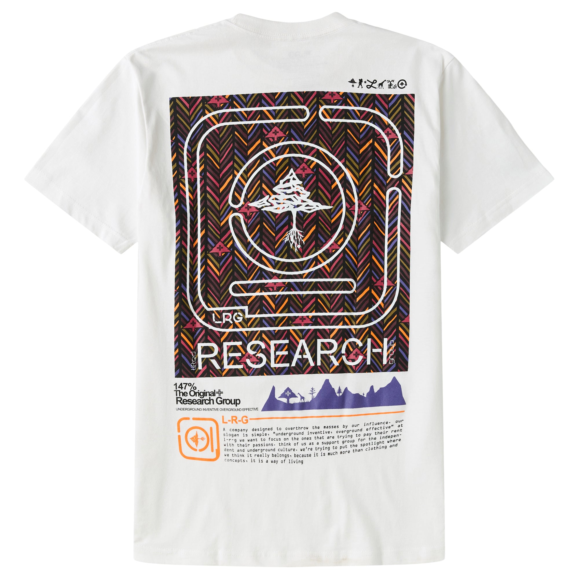 NATURAL RESERVE TEE - WHITE | LRG Clothing