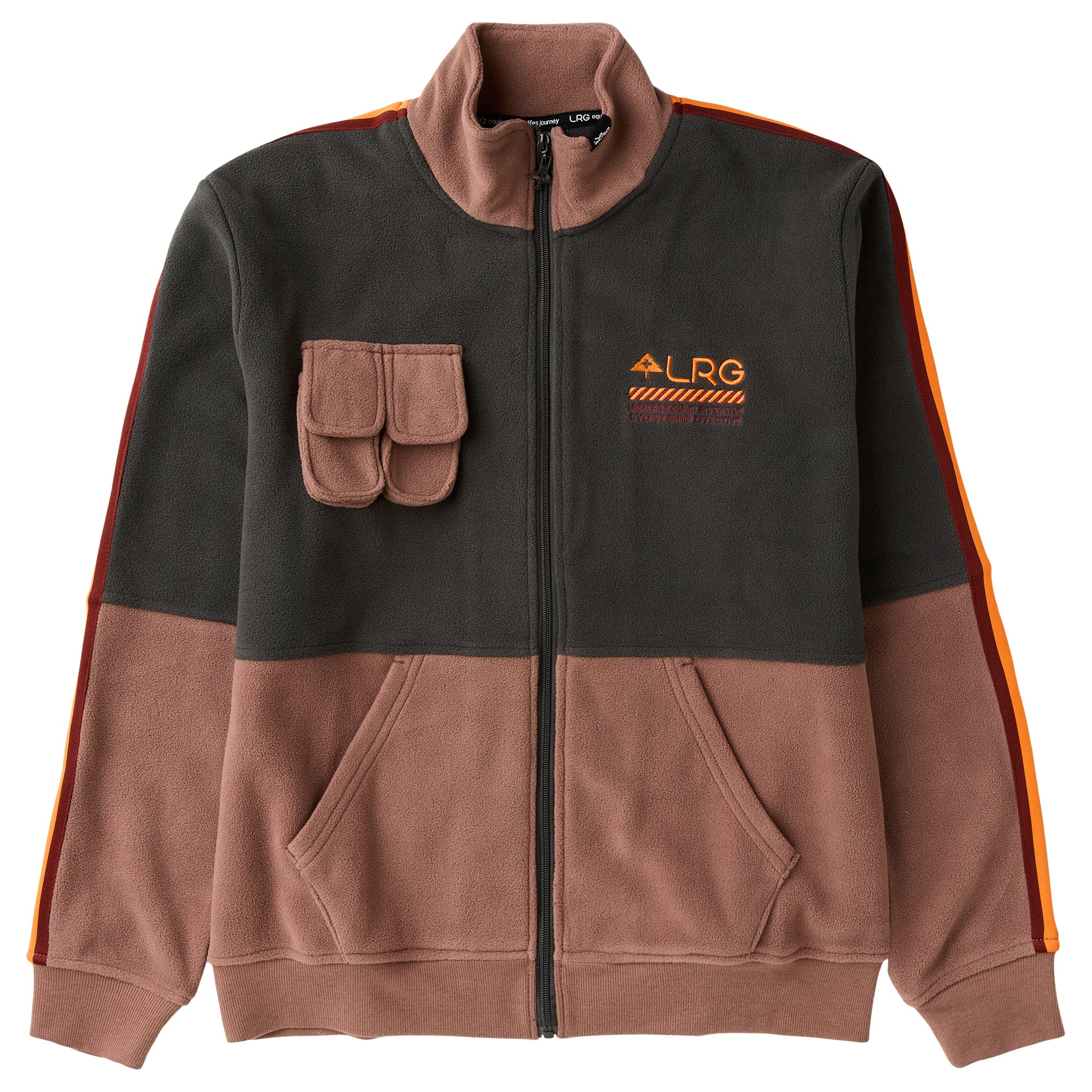ALPINE BLAST POLAR FLEECE JACKET - RAVEN | LRG Clothing
