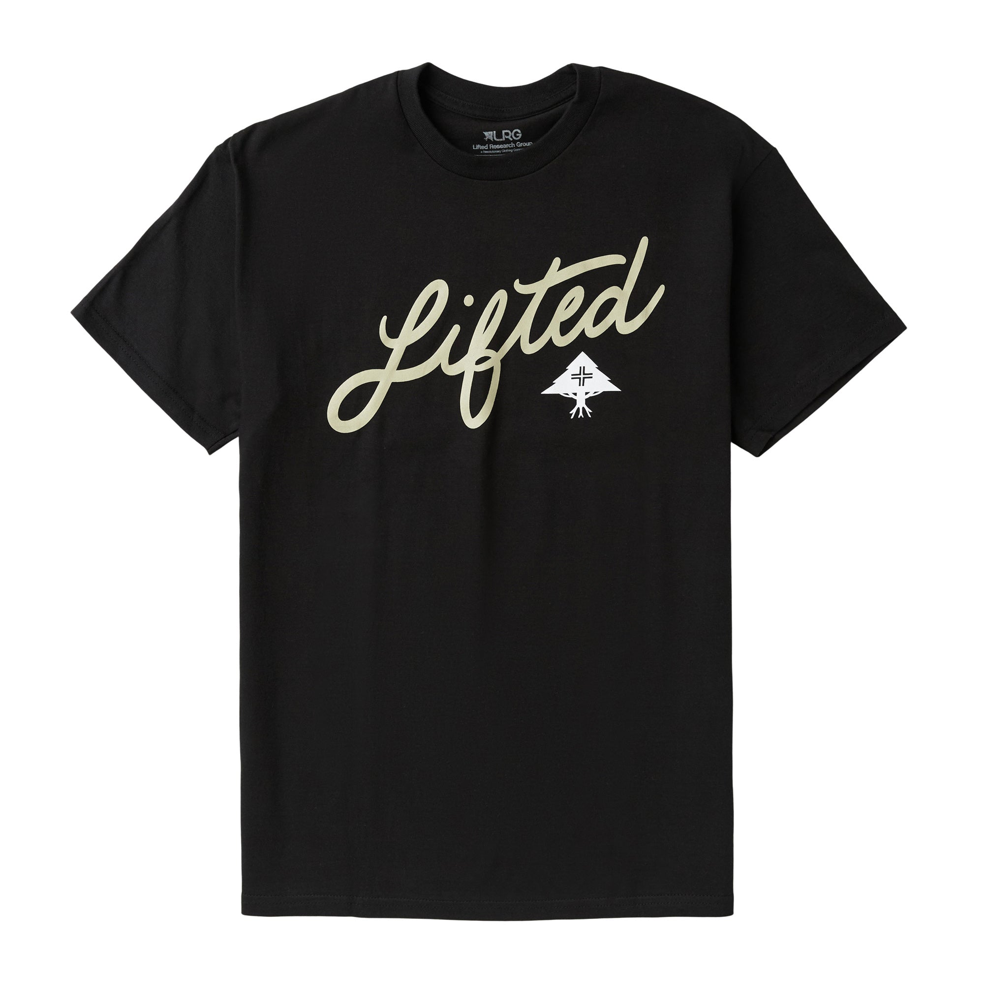 4700 ANGLED SCRIPT TEE Black | LRG Clothing