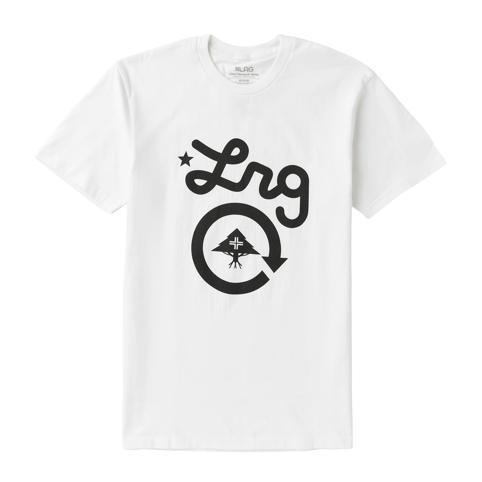 4700 SCRIPT CIRCLE TEE White | LRG Clothing