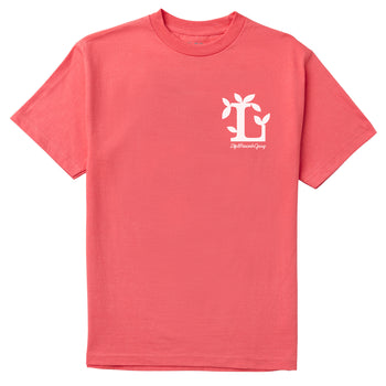 LEAFY L TEE - CORAL
