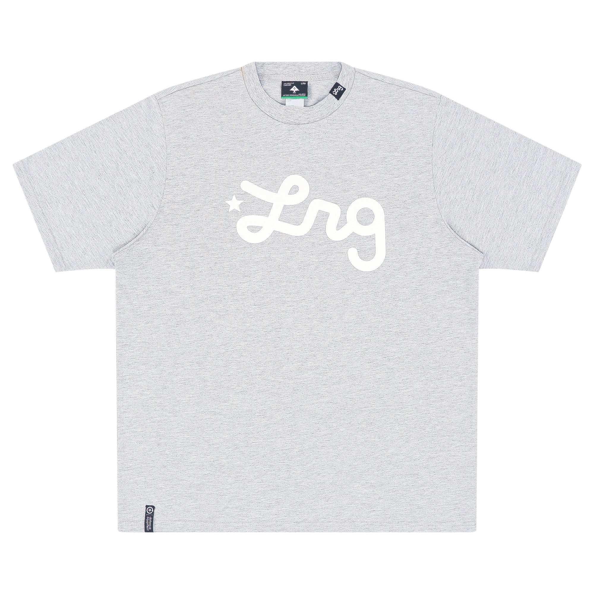 Lifted Script Tee HO25 At Htr Gry | LRG Clothing