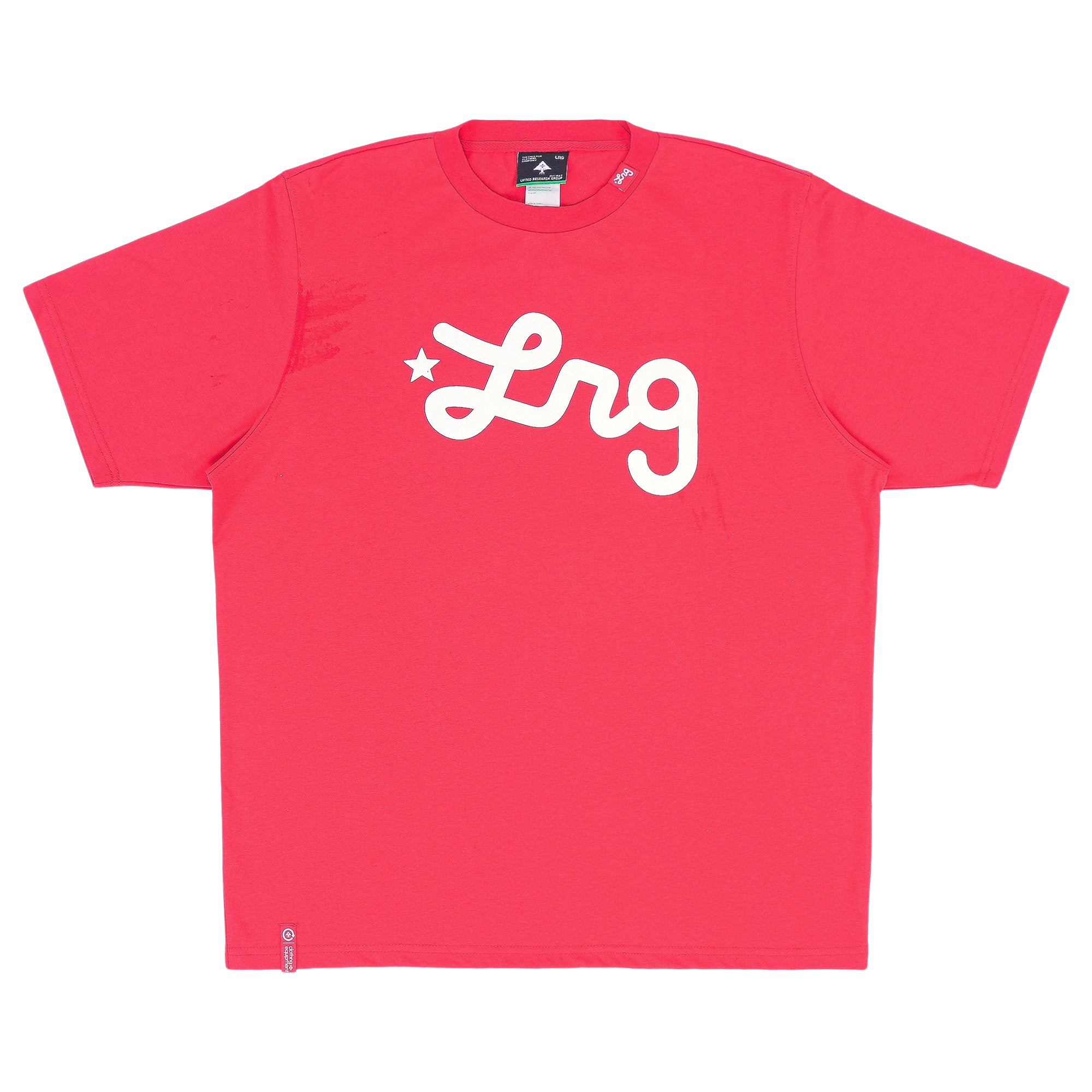 Lifted Script Tee HO25 RED CHERRY | LRG Clothing