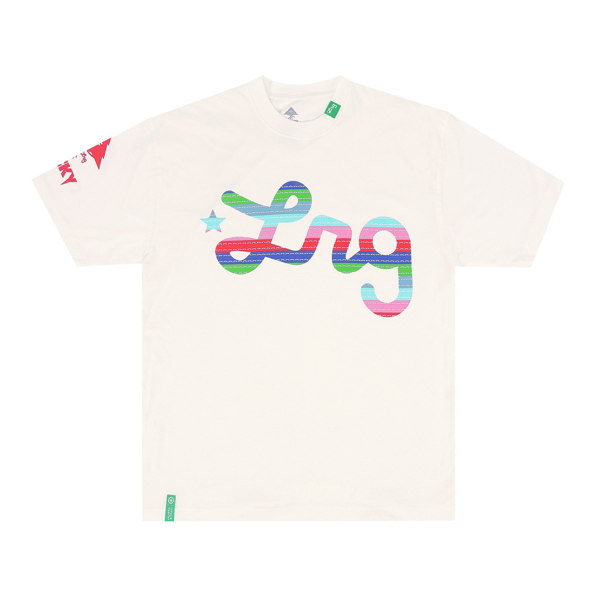 WANNA PLAY SCRIPT SS TEE White | LRG Clothing