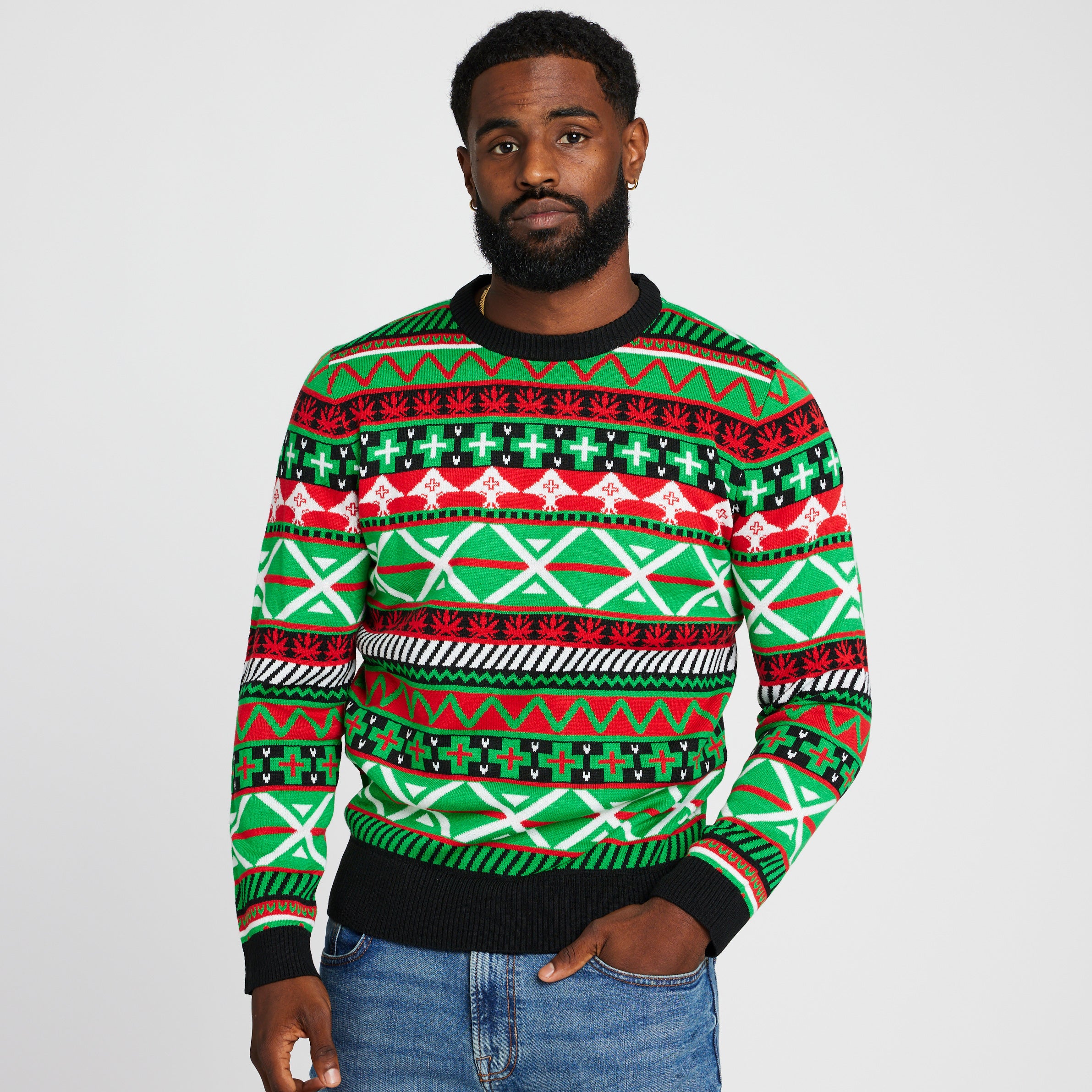 LRG LRG KHOSA XMAS SWEATER - MULTI | LRG Clothing