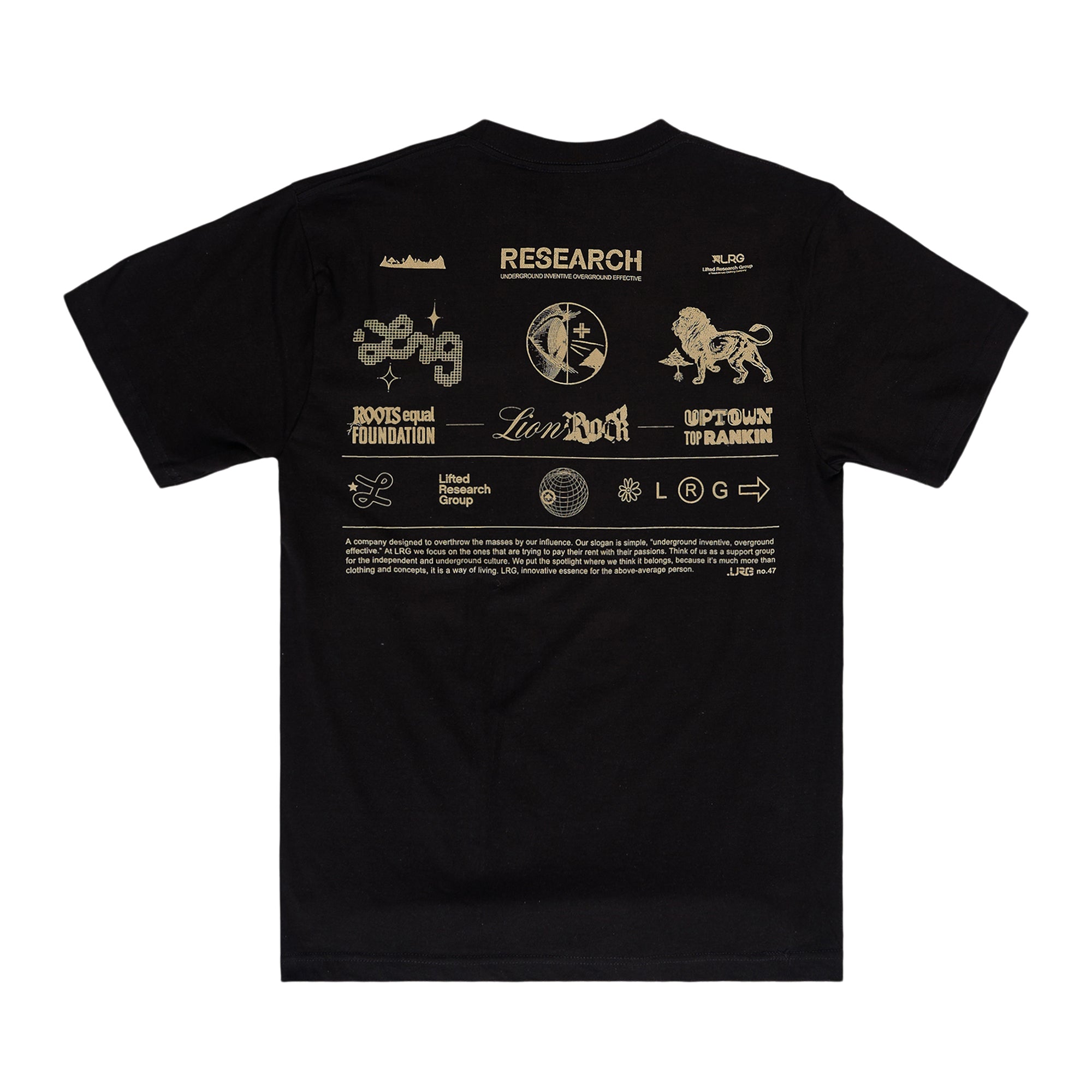 ALIGNED TEE - BLACK | LRG Clothing