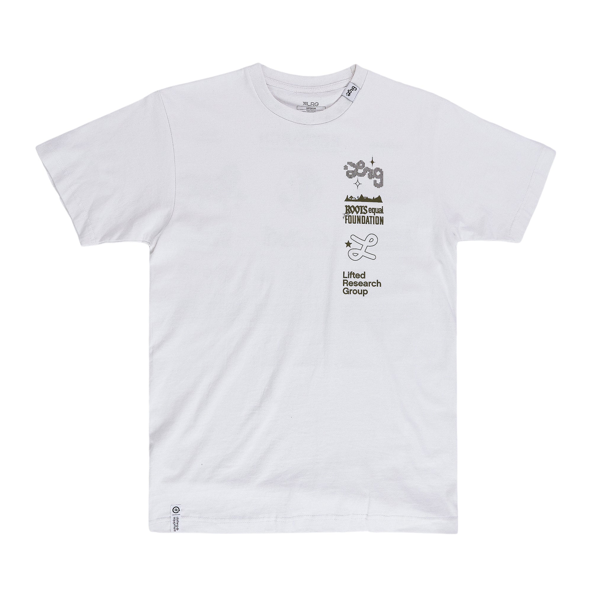 ALIGNED TEE - WHITE | LRG Clothing