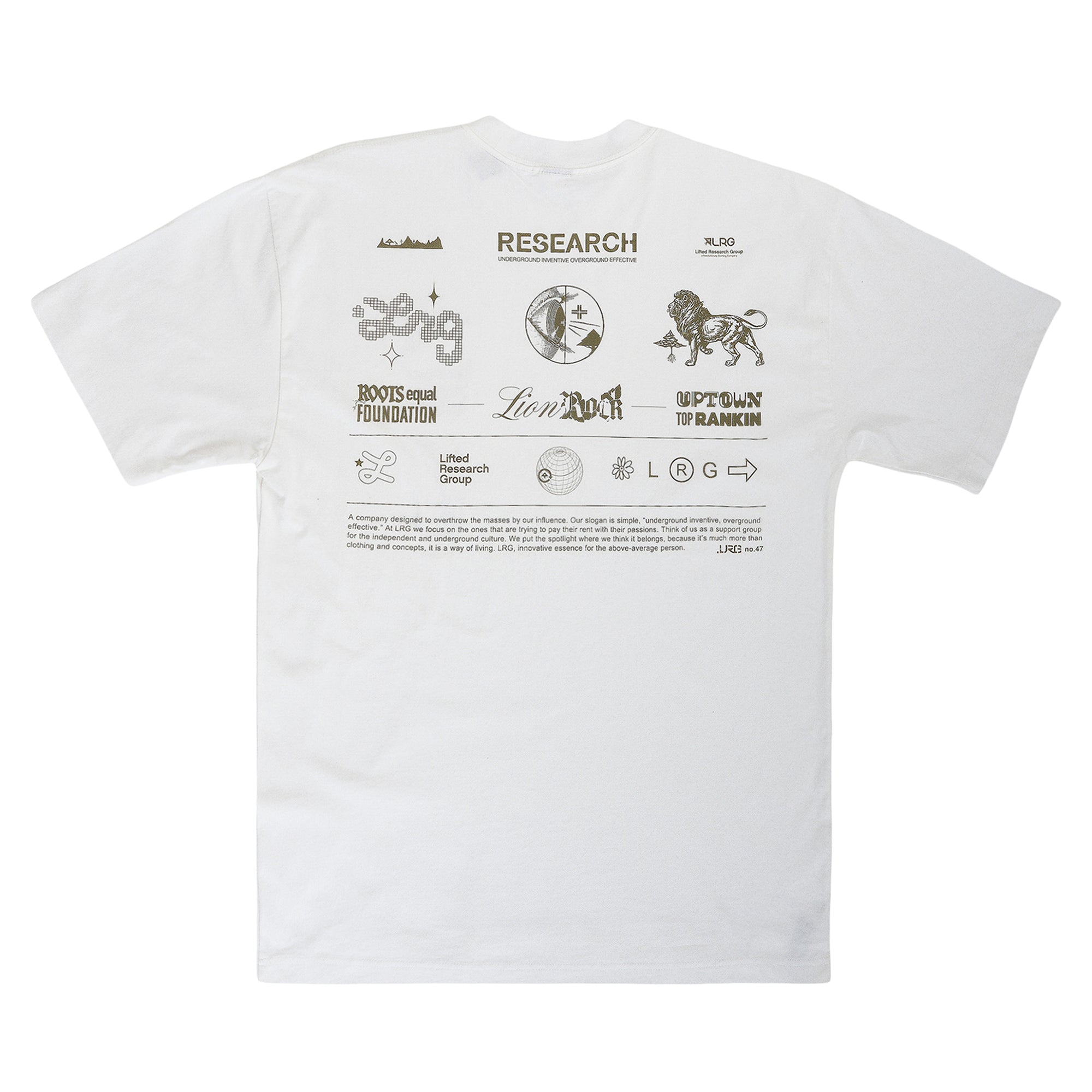 ALIGNED TEE - WHITE | LRG Clothing