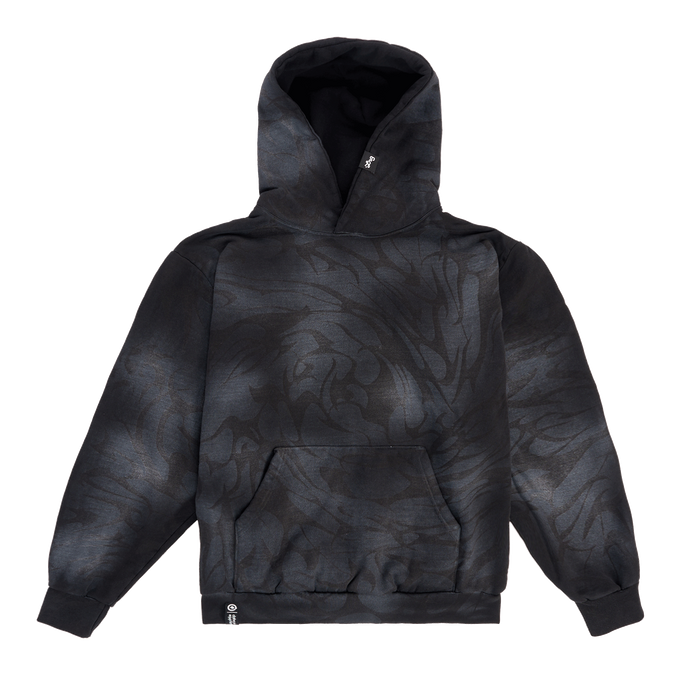 DIST0RT HOODIE - BLACK