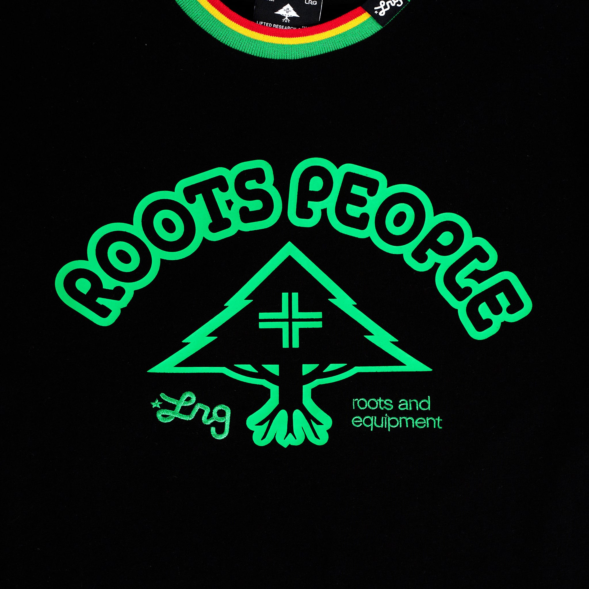 MESSAGE HAS ROOTS SS KNIT Black | LRG Clothing