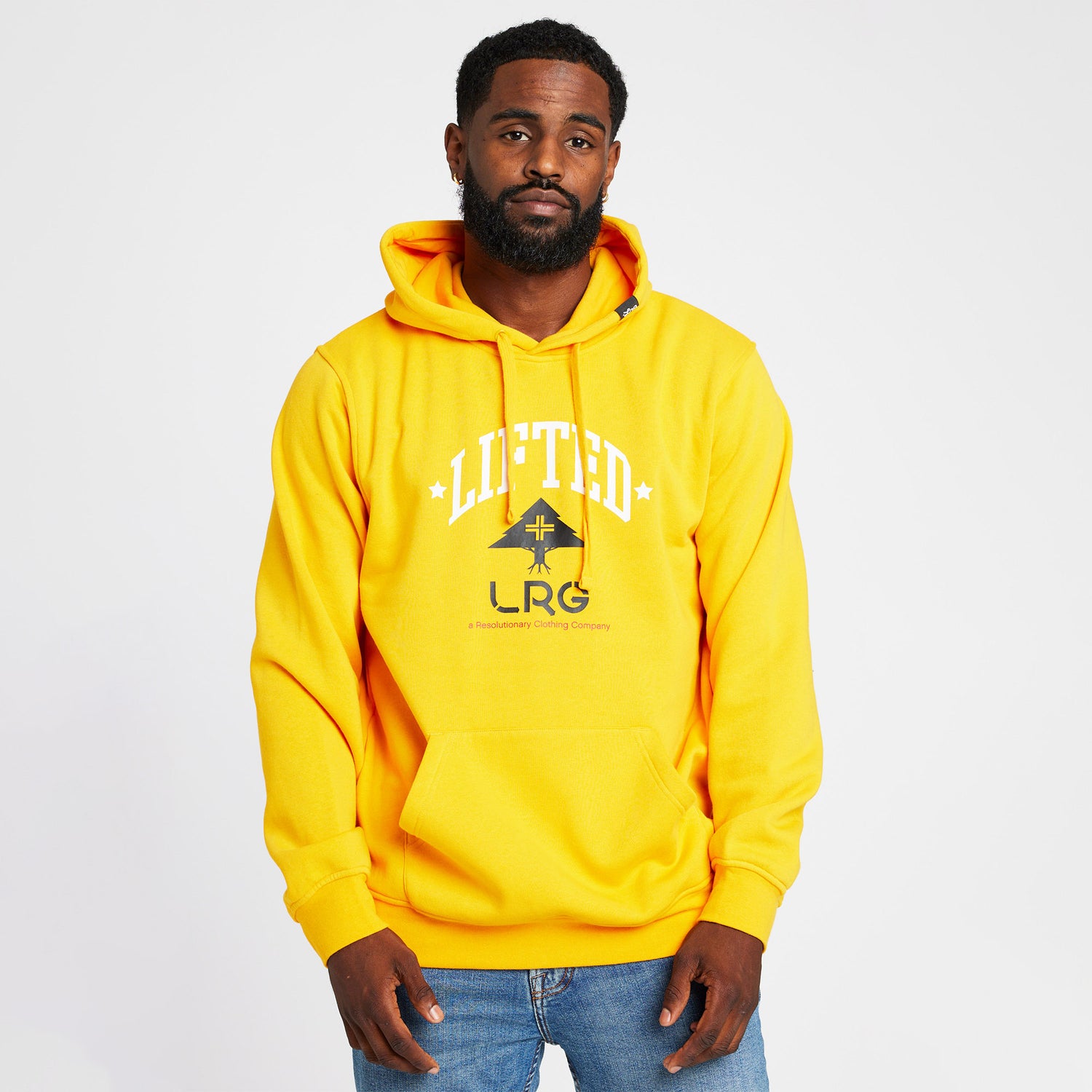 COMPANY EXTRA TREE PULLOVER HOODIE - GOLD