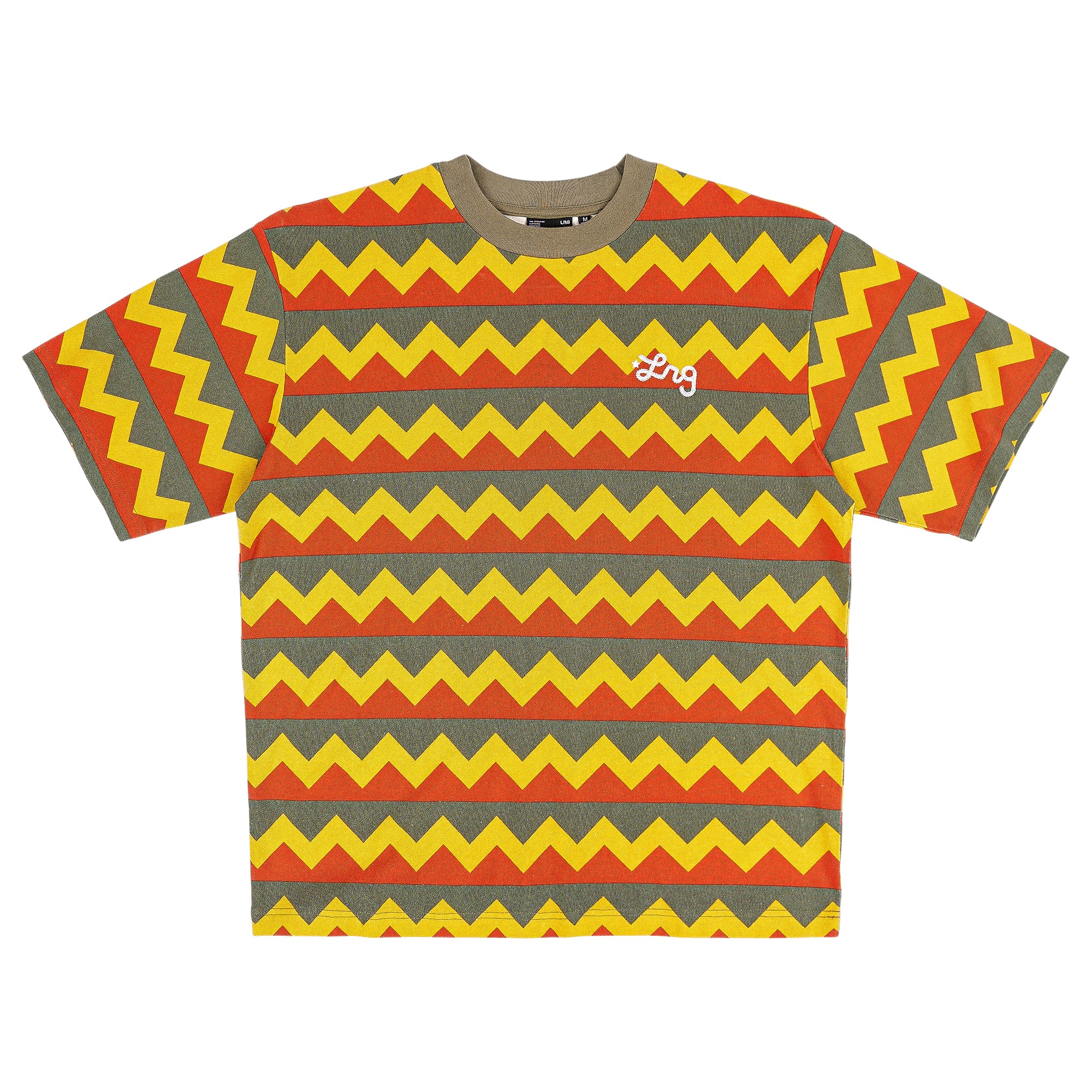 ZIG ZAG CREW MiltryGrn | LRG Clothing