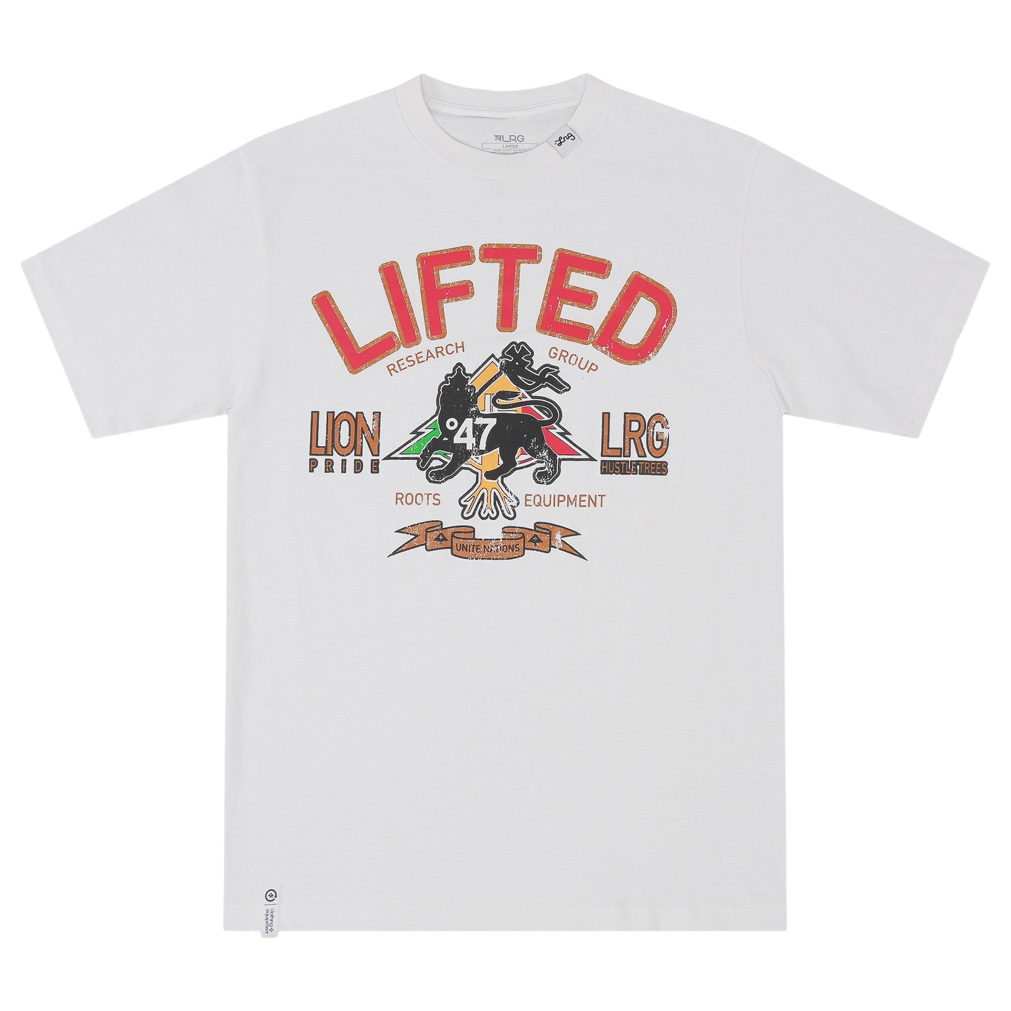 LION PRIDE TEE White | LRG Clothing