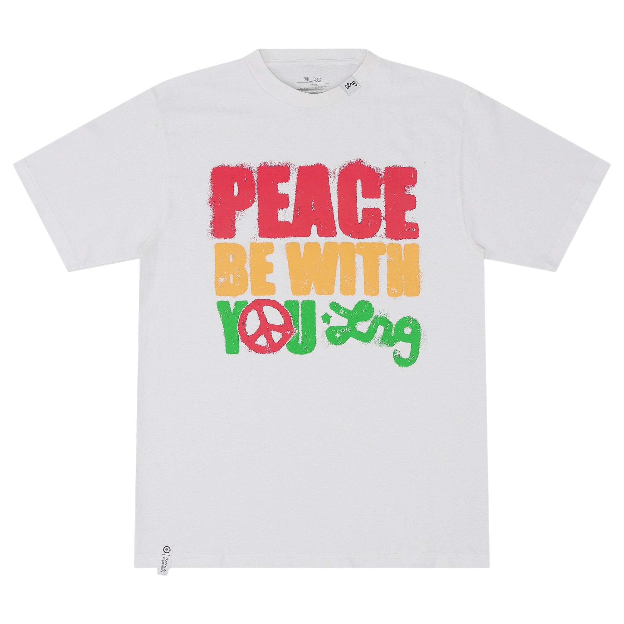 PEACE BE WITH YOU TEE White | LRG Clothing