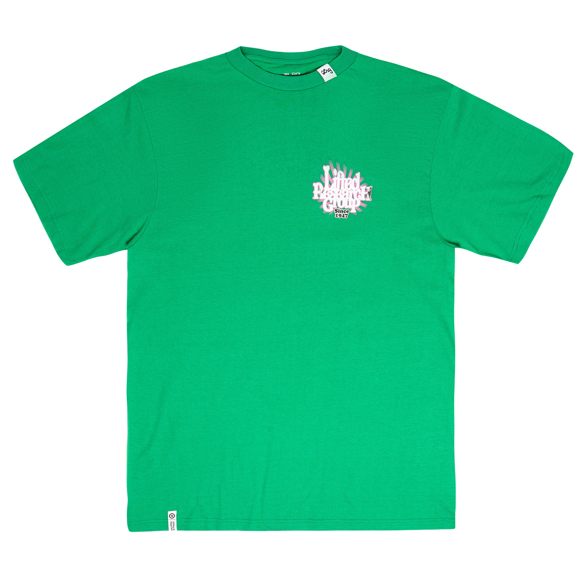 PINK ROOTS TEE Kelly Green | LRG Clothing