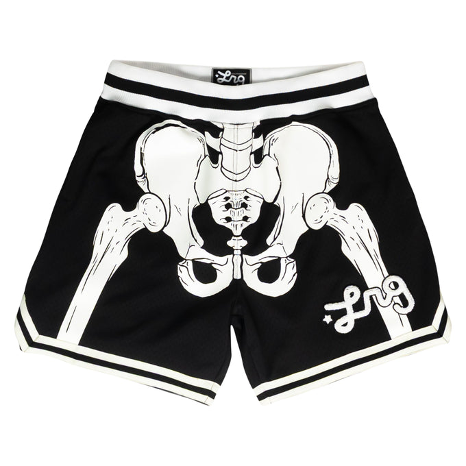 SKELETON SHORTS - BLACK