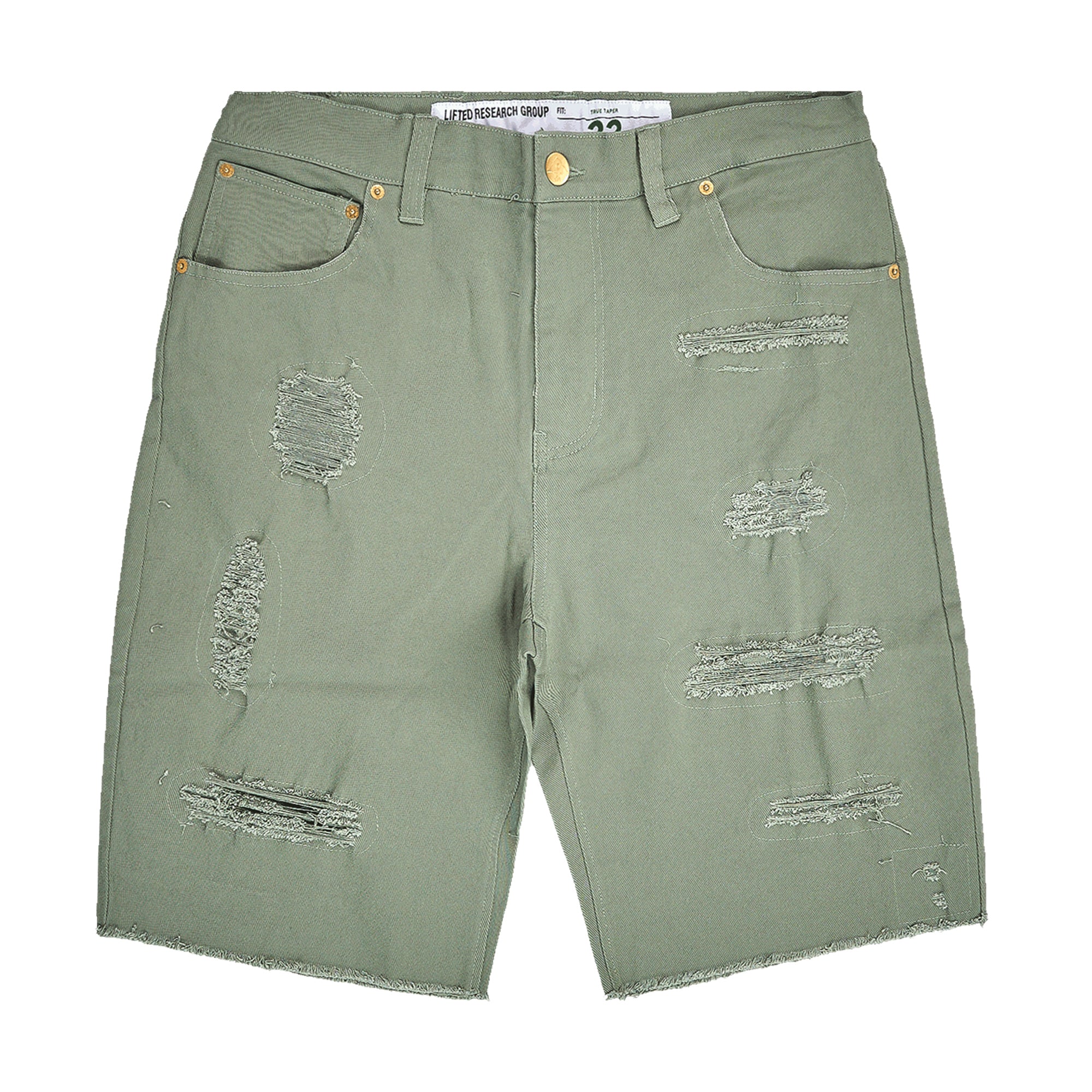 FINDERS RIPPER DENIM SHORT Sage | LRG Clothing
