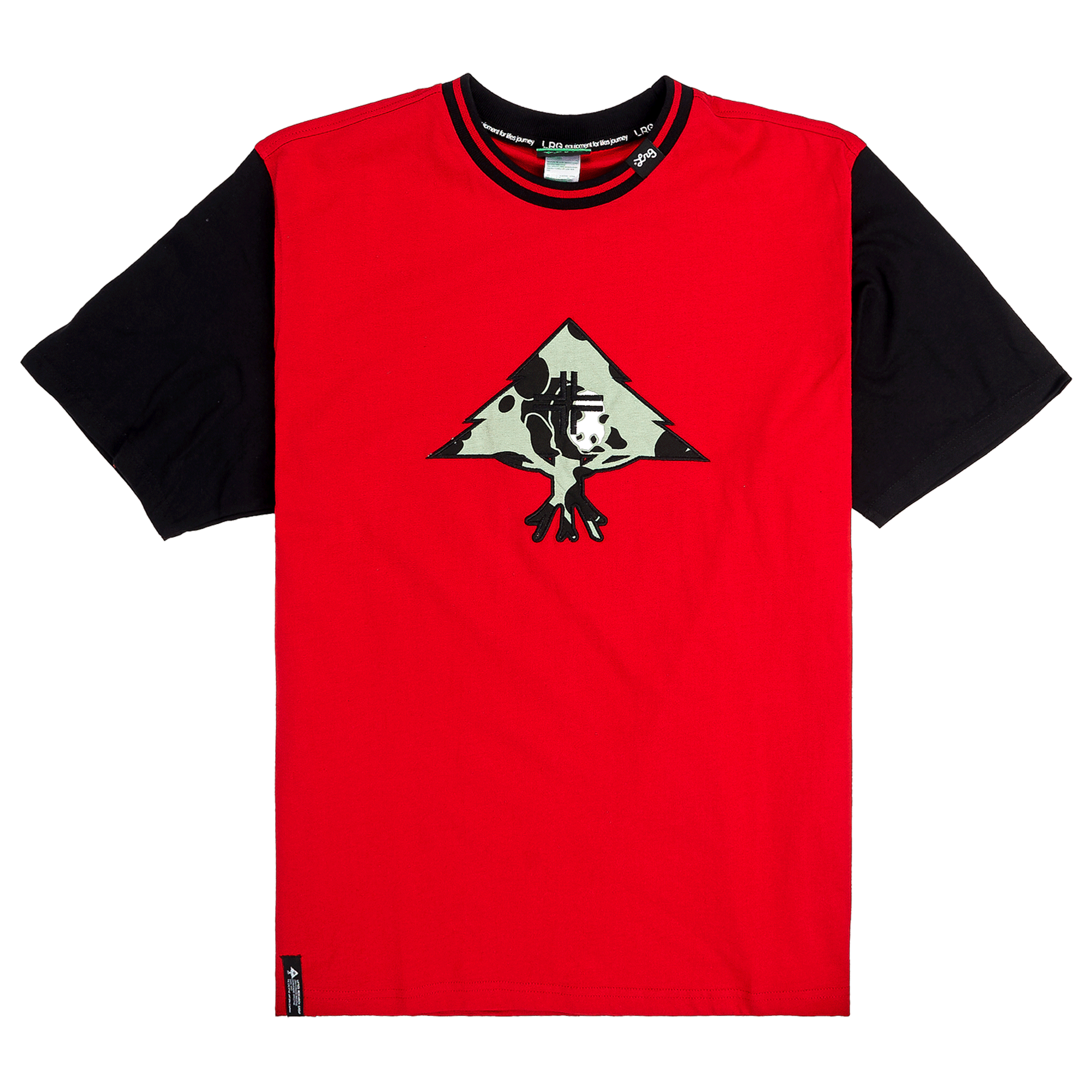 TREE PANDA LEGACY SS KNIT Red | LRG Clothing