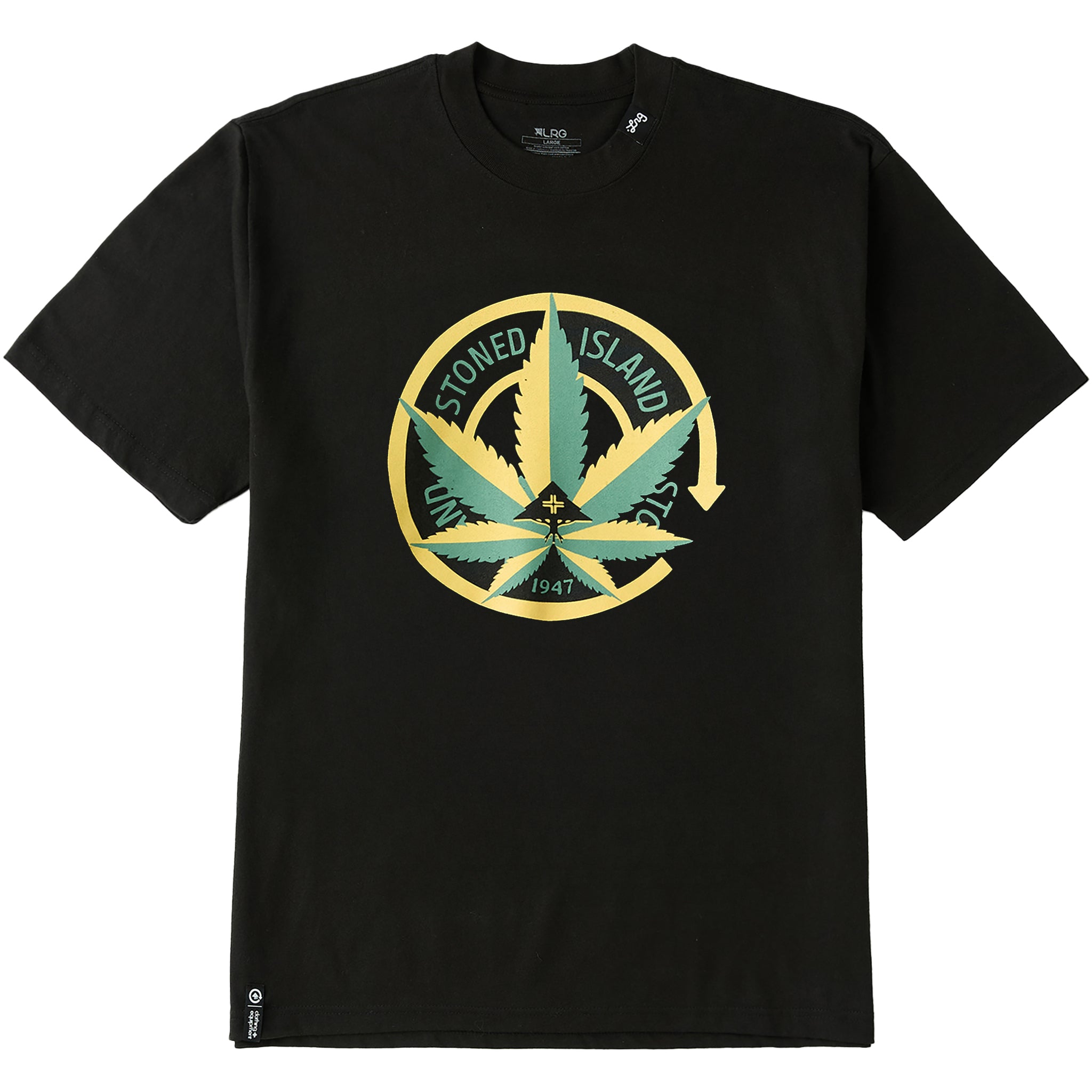 STONED ISLAND SS TEE Black | LRG Clothing