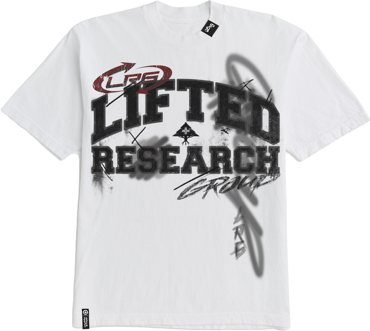 RESEARCH COLLAGE SS TEE White | LRG Clothing