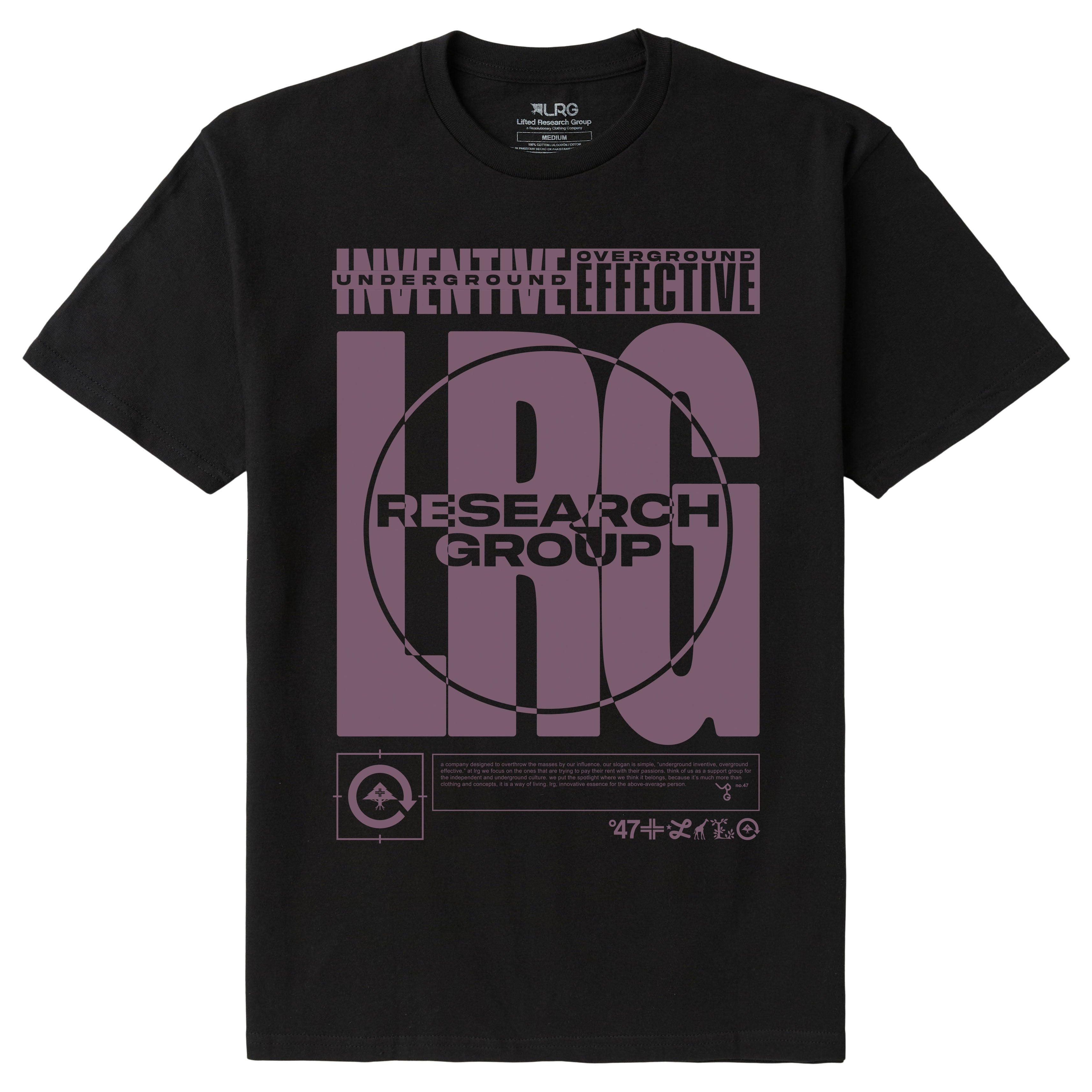 UNDERGROUND VISION SS TEE Black | LRG Clothing