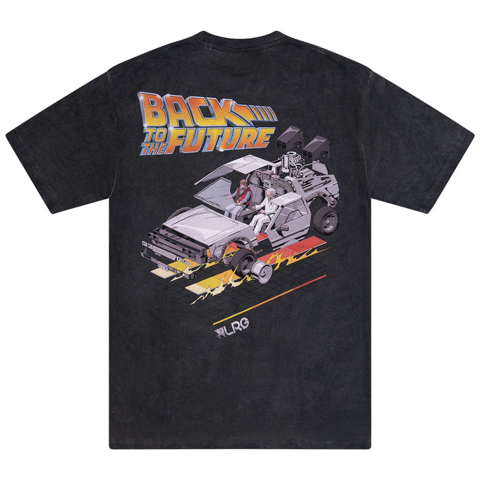 YOU BUILT A TIME MACHINE TEE - OIL WASH