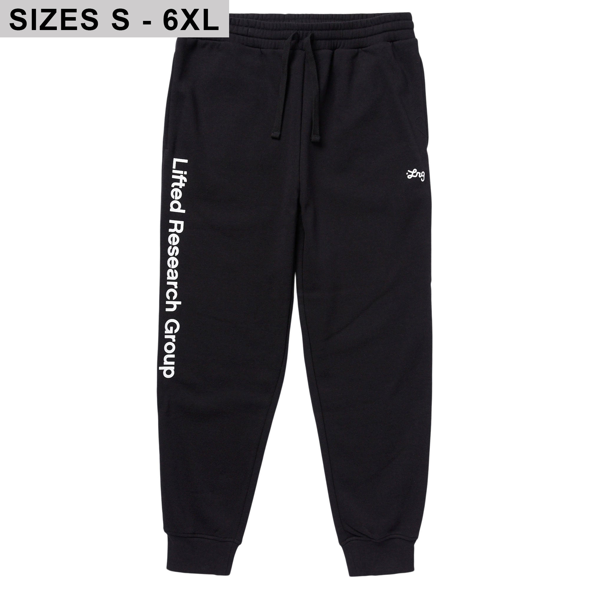 Tek Gear Adult 4XB 4XL Black Track Pants