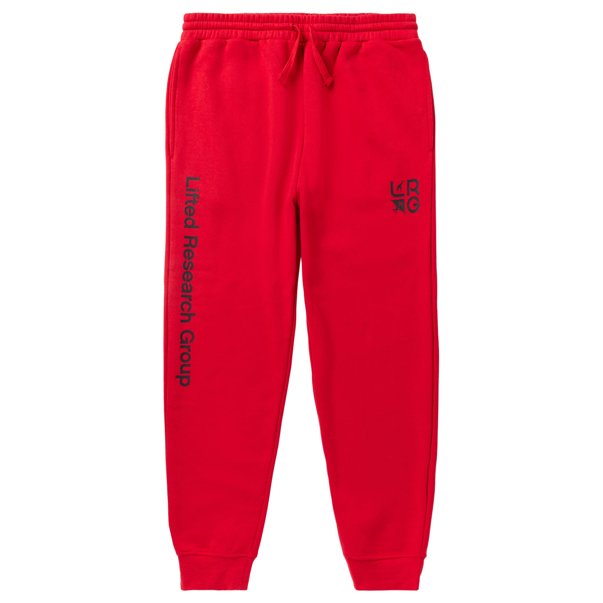 RDS 3D Monogram Cargo Sweat Pants - Athletic Heather/Red