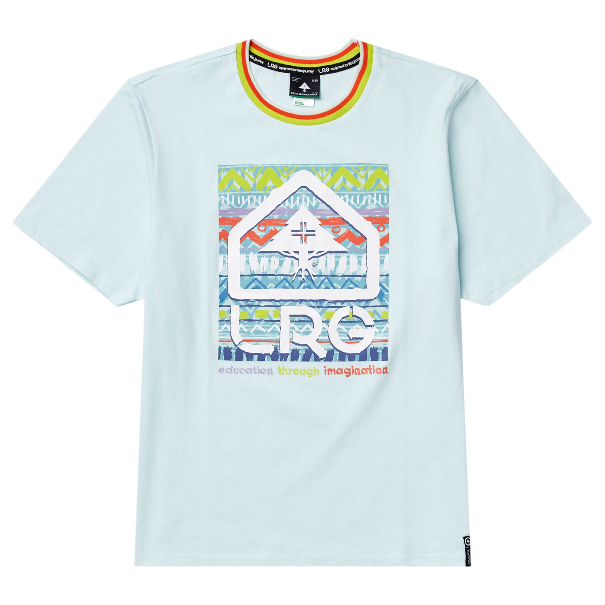 COSMIC SOUND KNIT TEE - LIGHT BLUE