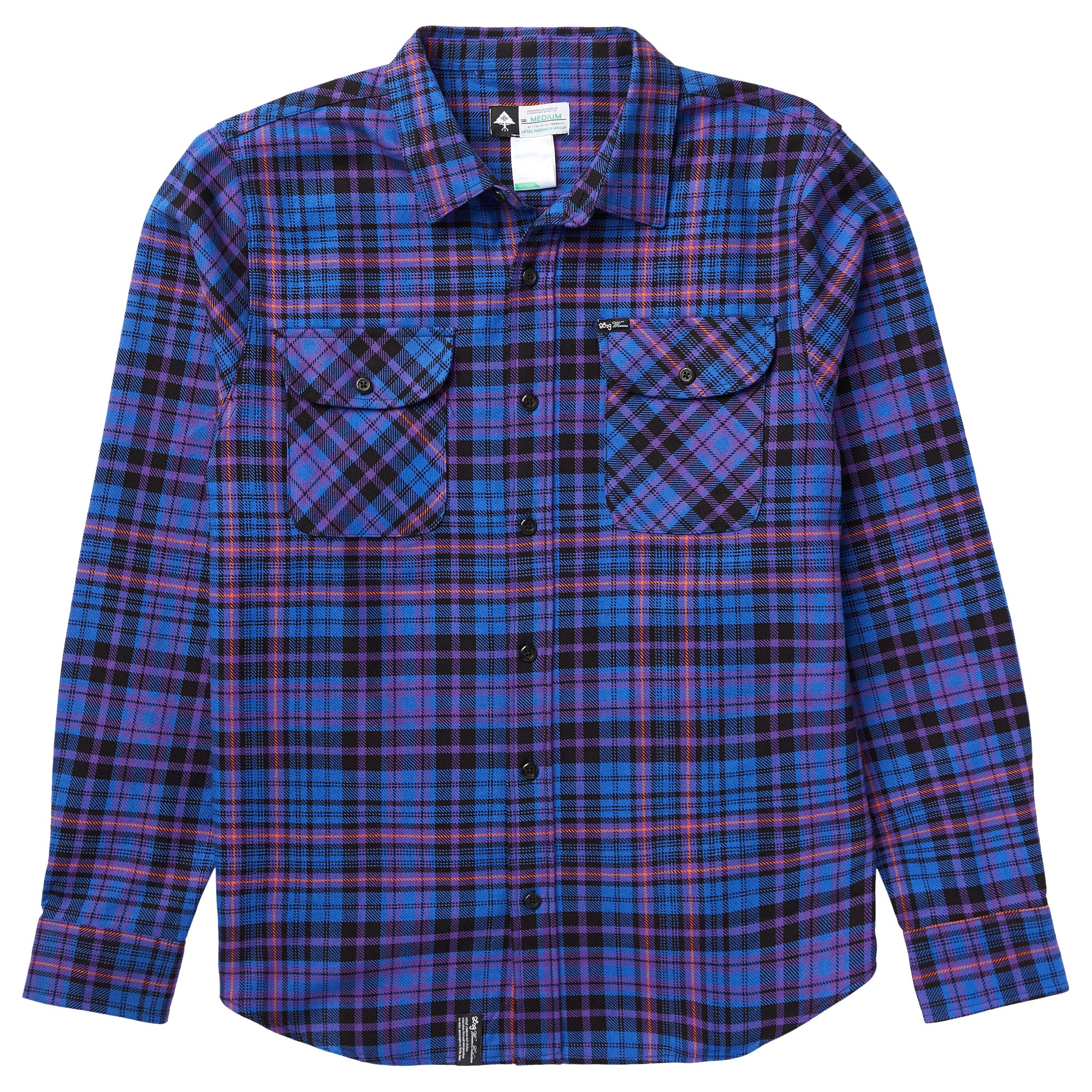 COUNTDOWN FLANNEL SHIRT - BLUE