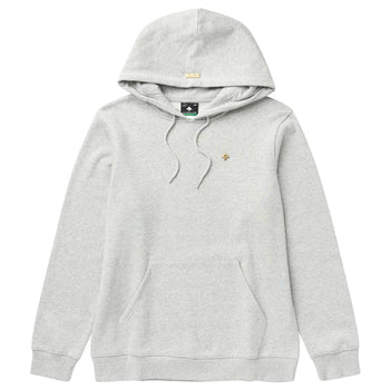 NOTHING BUT GOLD PULLOVER HOODIE - GREY HEATHER