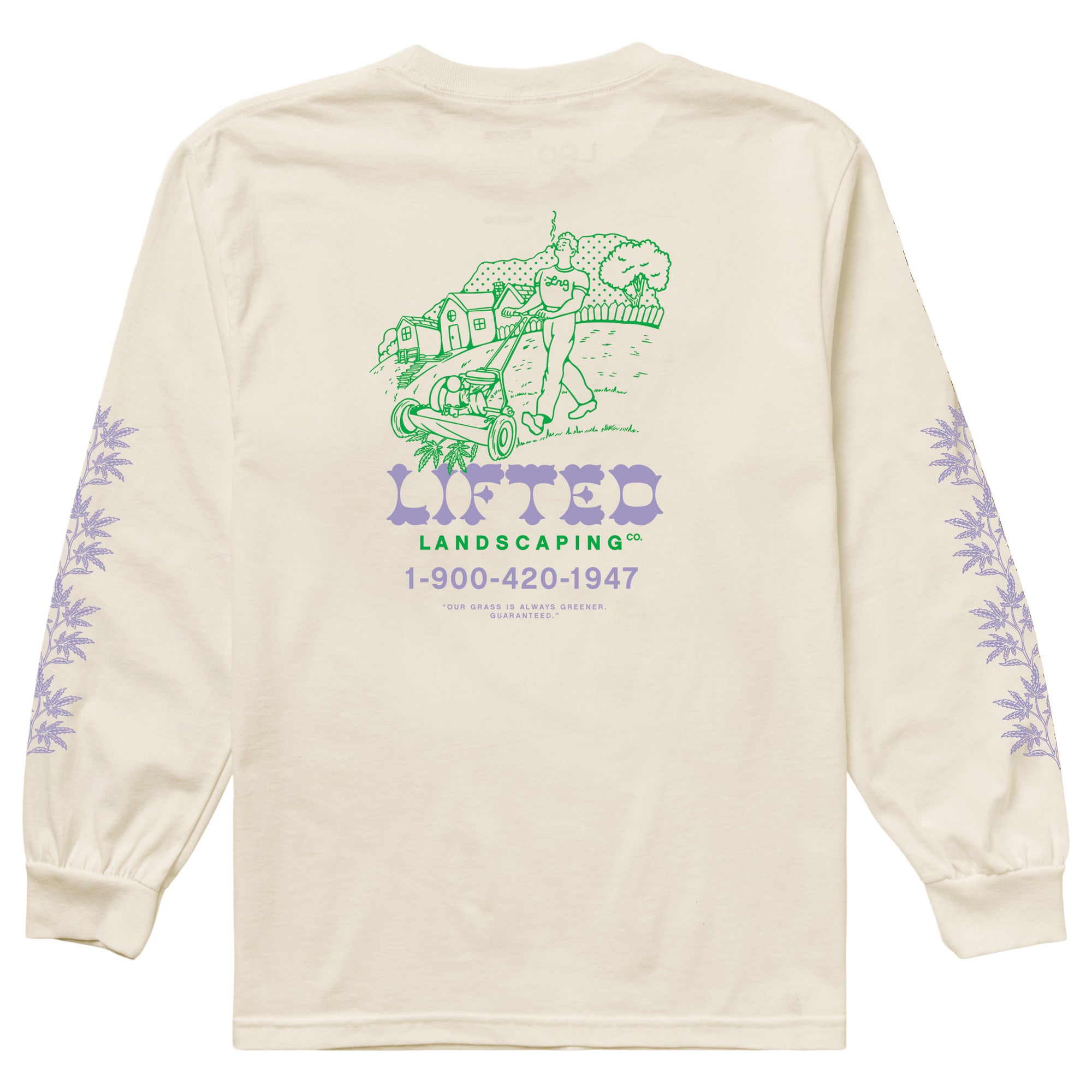 LIFTED LANDSCAPING TEE - CREAM