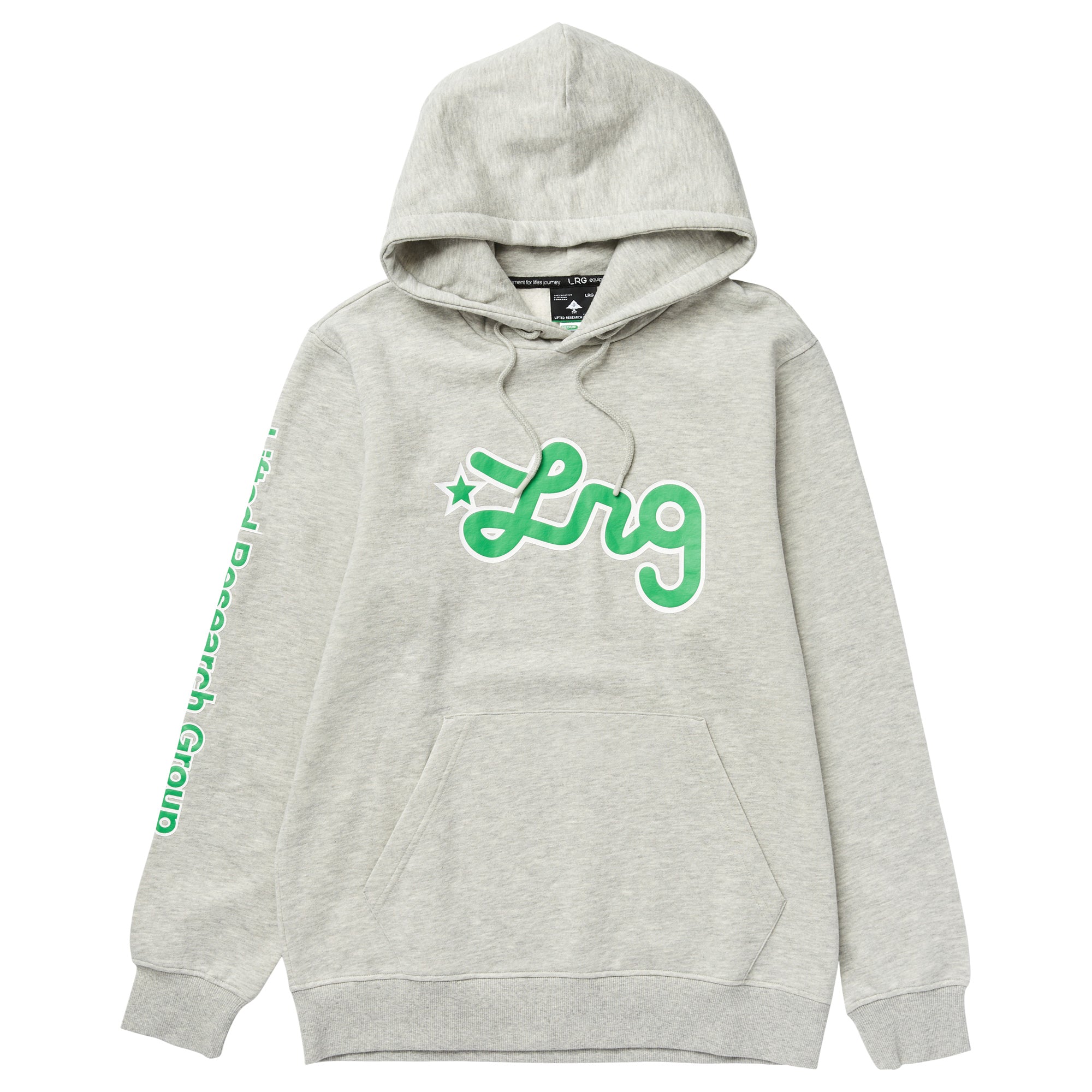 LRG Stacked Multi Logo Pullover Hoodie - Natural
