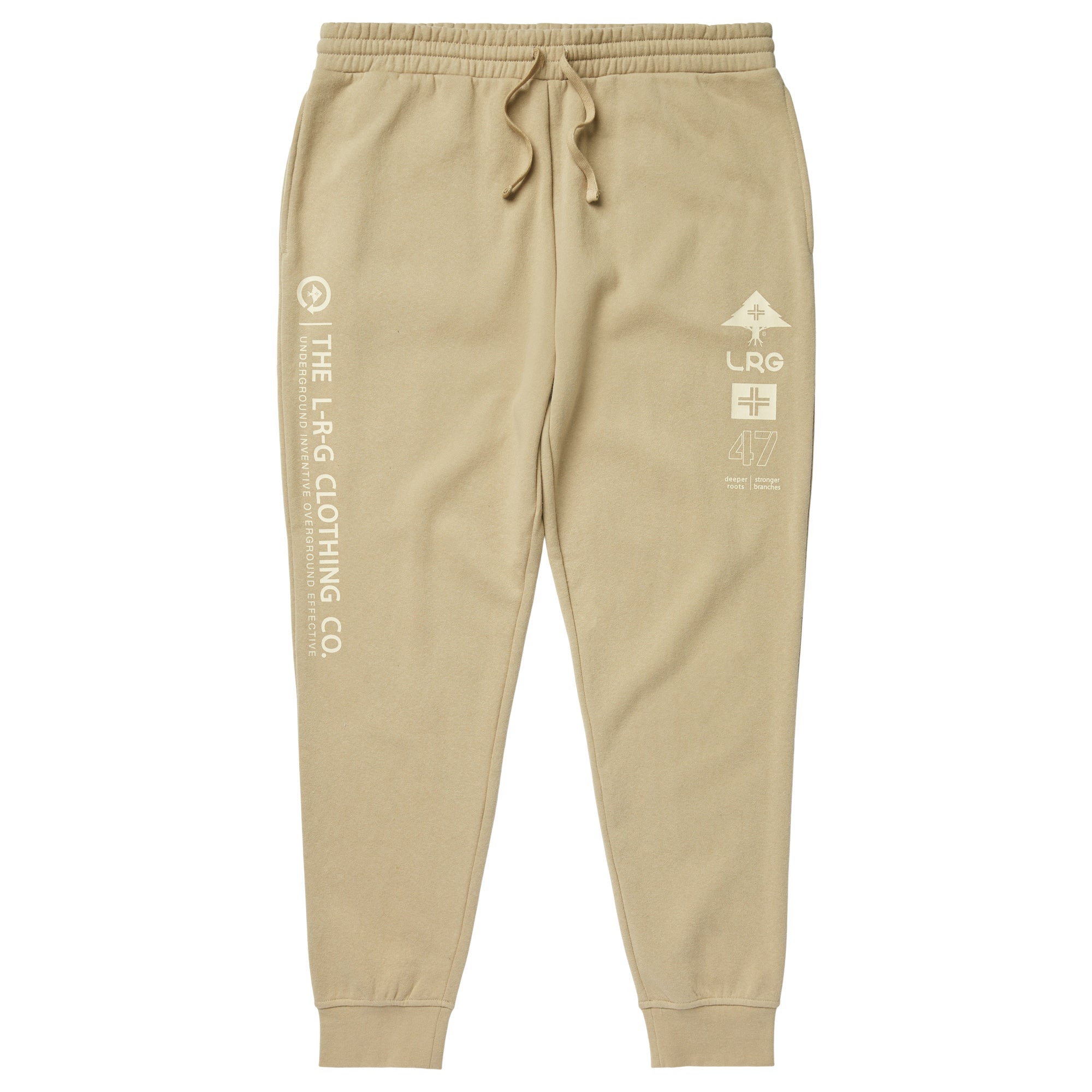 LRG STRONGER 47 JOGGER SWEATPANTS BEIGE LRG Clothing