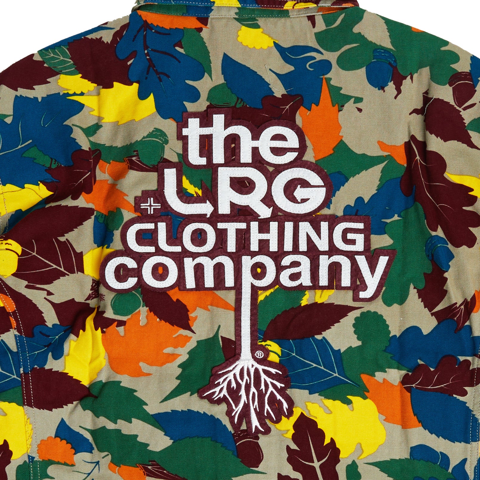 LRG Highest Maple Hood Windbreaker Jacket - Green Camo