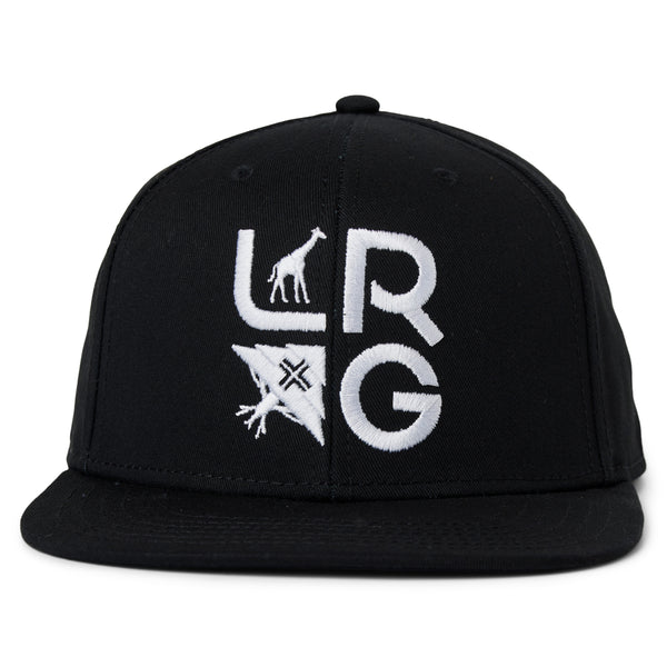 LOCKUP SNAPBACK HAT - BLACK