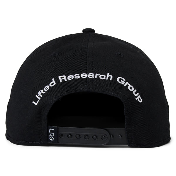 LOCKUP SNAPBACK HAT - BLACK