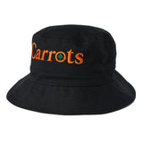 CARROTS X LRG CYCLE WOODMARK BUCKET HAT - BLACK