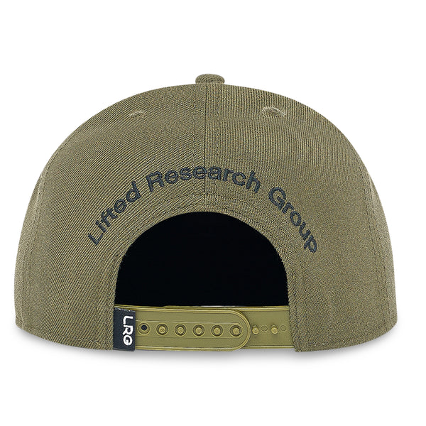 LRG EFFECTIVE SNAP BACK HAT - OLIVE