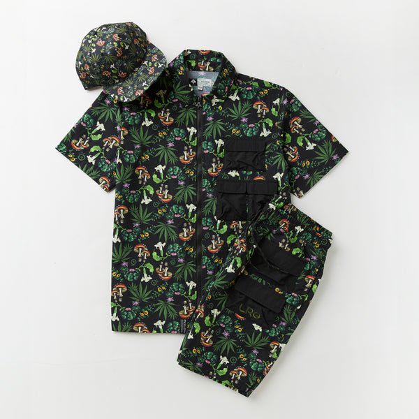 ALOHIGH ZIP SHIRT - BLACK