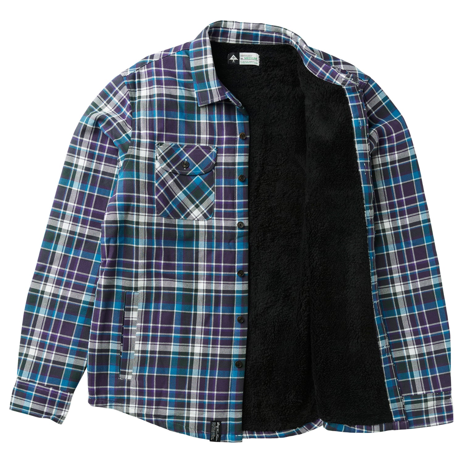 LRG COLLCTIVE STATE SHERPA FLANNEL - DARK PURPLE | LRG Clothing