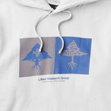 DOUBLE TREES PULLOVER HOODIE - SILVER