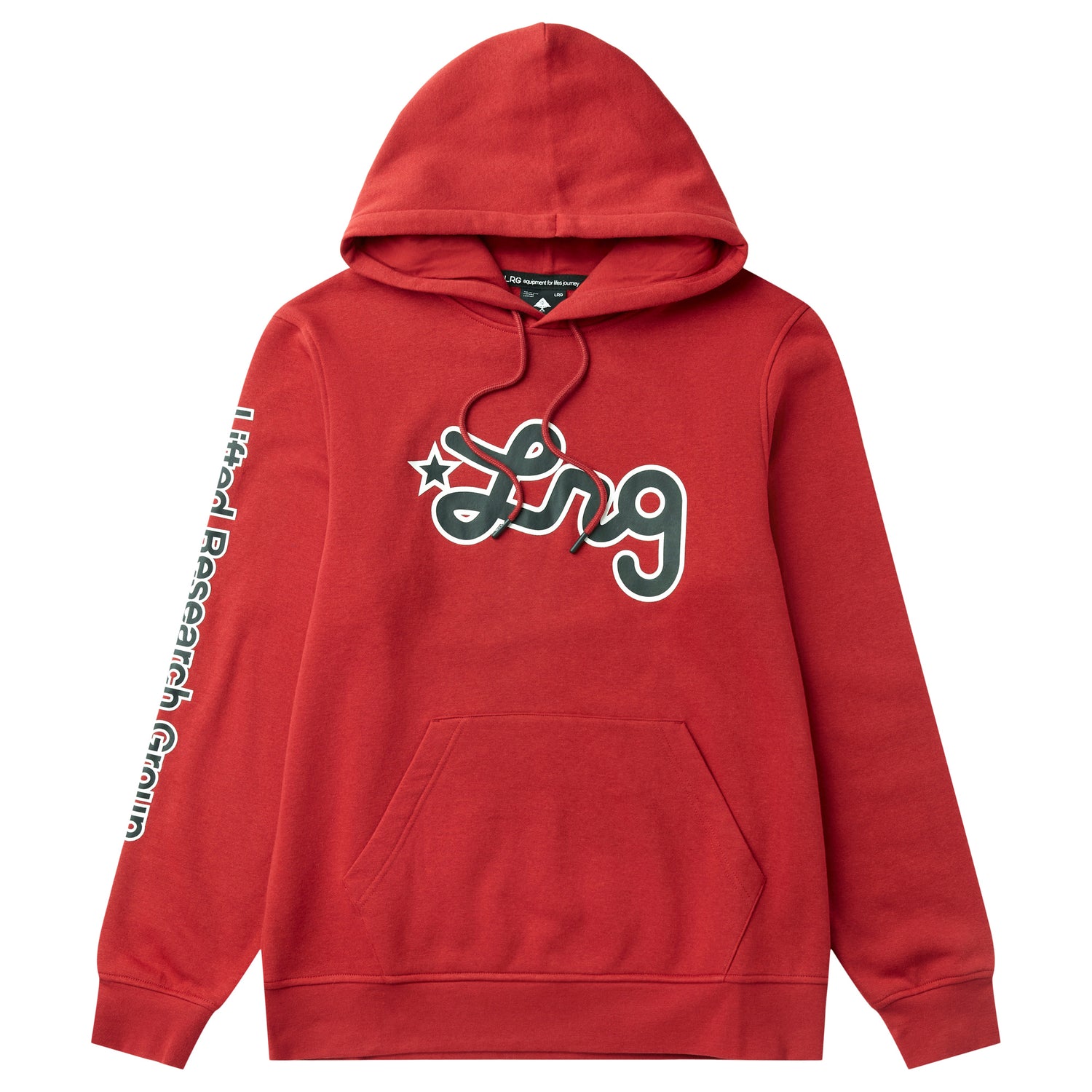 FRESHEST SCRIPT PULLOVER HOODIE - SPICED RED